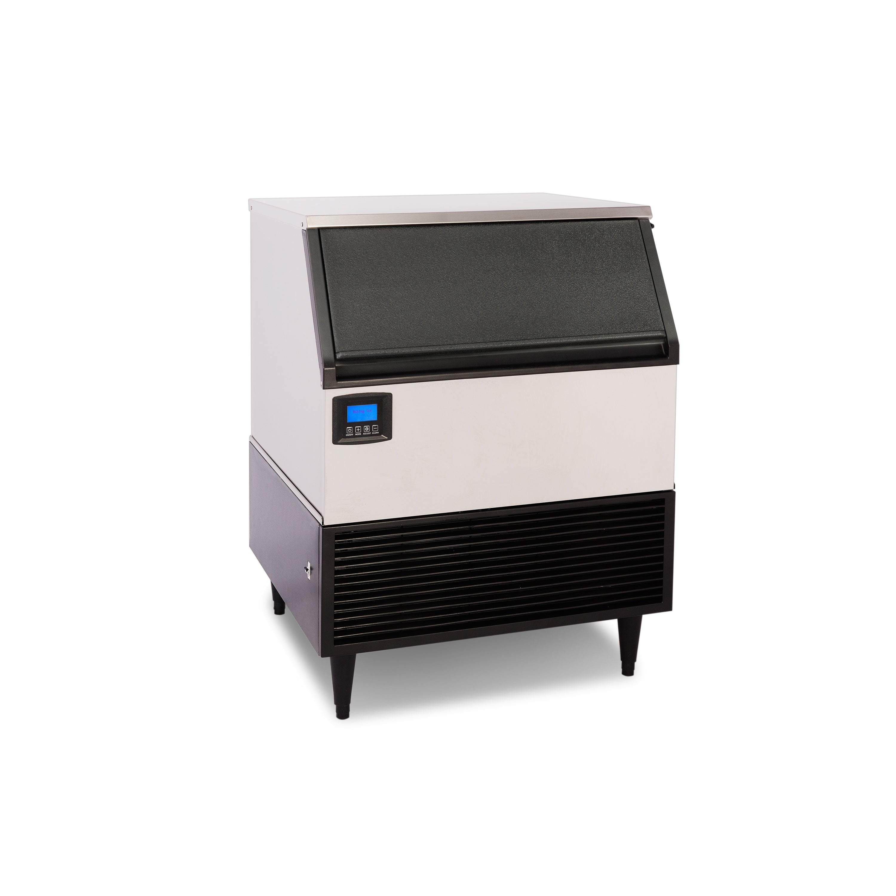 NI320F 320LB Commercial Self Contained Clear Ice Maker, Slab Cubes, 76.2 CM (30 IN) Wide, Stainless Steel