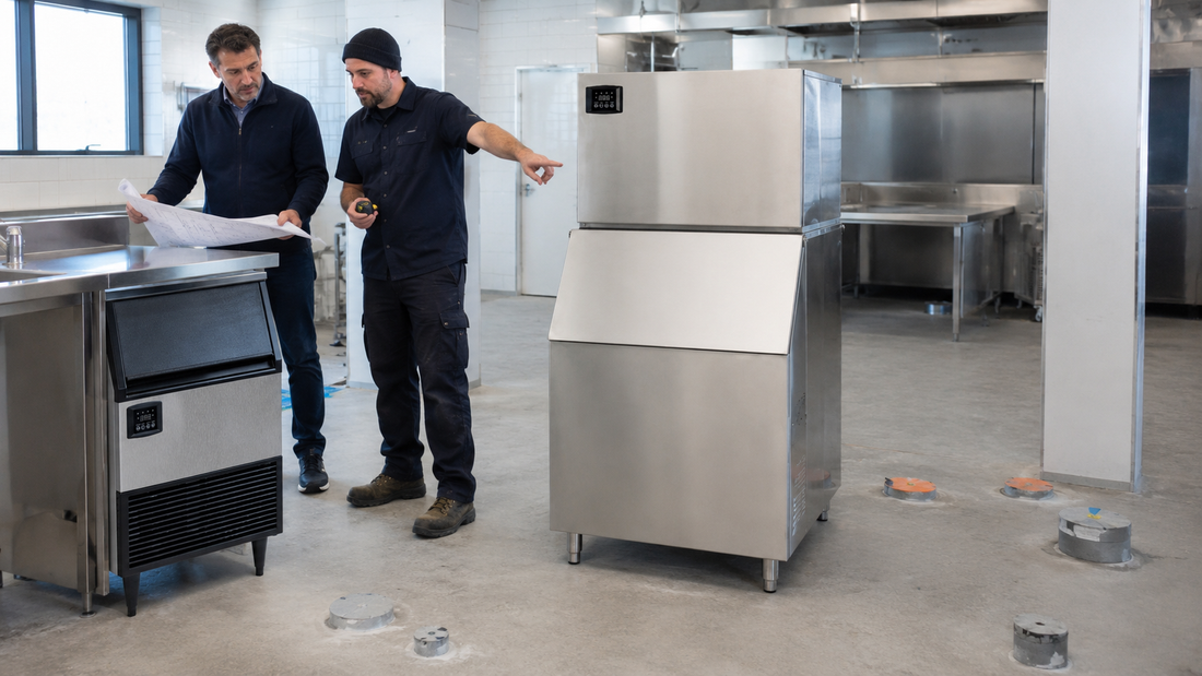 Commercial Ice Machine Installation Planning in Canada: Water, Drainage, Power, Ventilation & Clearances