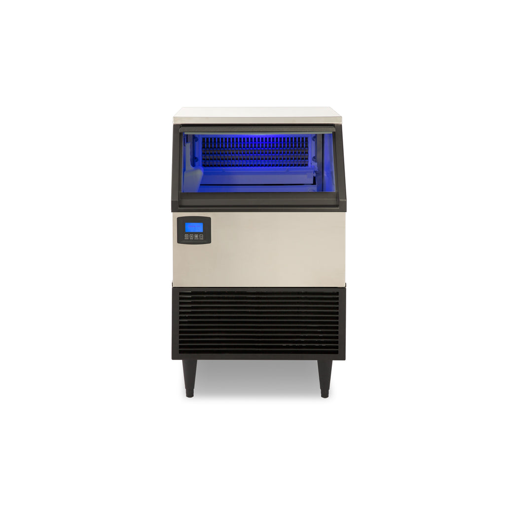 NI200F 200LB Commercial Undercounter Clear Ice Maker, Slab Cubes, 61 CM (24 IN) Wide, Stainless Steel