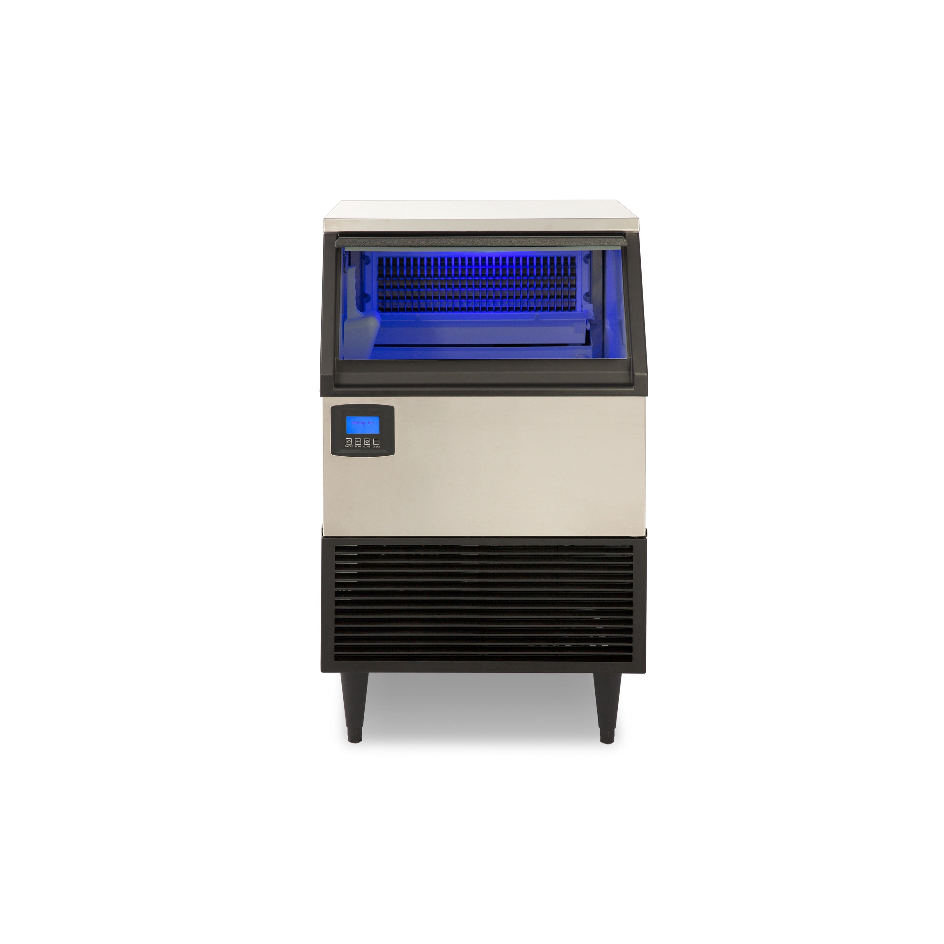 NI200F 200LB Commercial Undercounter Clear Ice Maker, Slab Cubes, 61 CM (24 IN) Wide, Stainless Steel