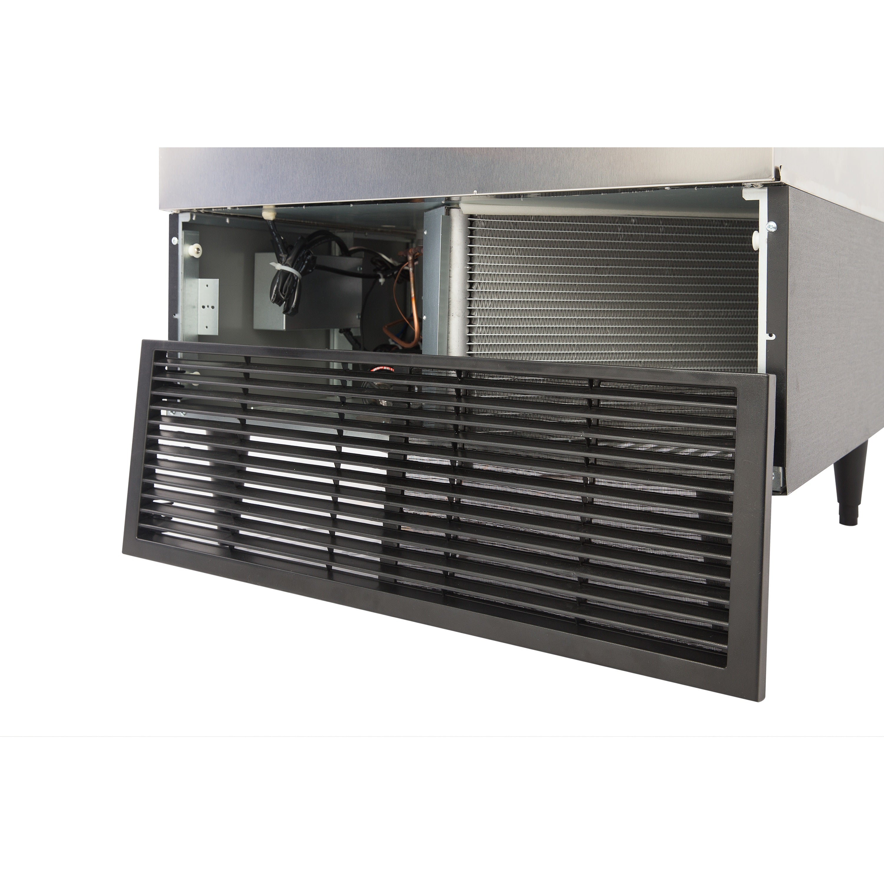 NI320F 320LB Commercial Self Contained Clear Ice Maker, Slab Cubes, 76.2 CM (30 IN) Wide, Stainless Steel