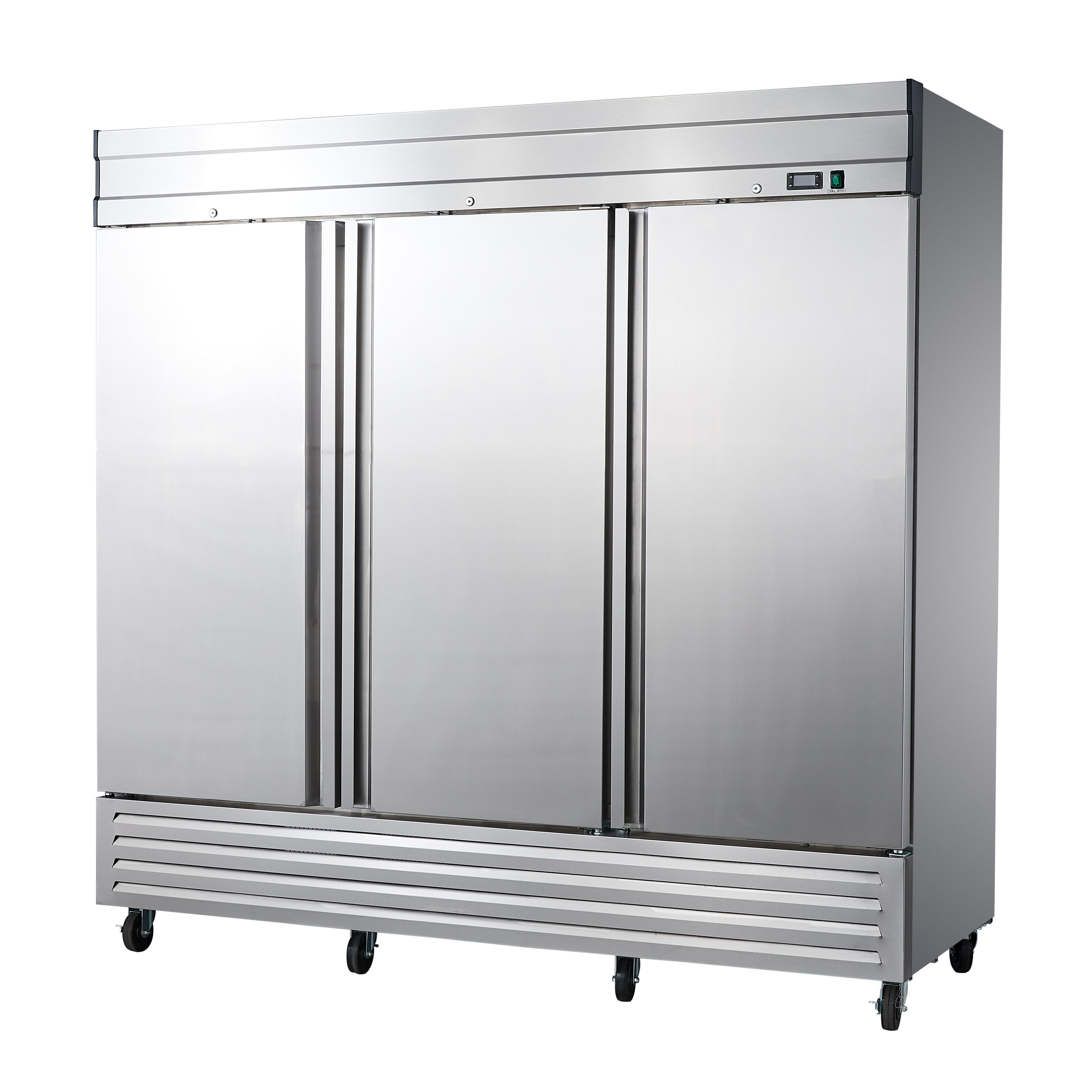 NF72 3 Triple Door Upright Reach-In Freezer, 72cf / 2039L with Heavy Duty Shelves