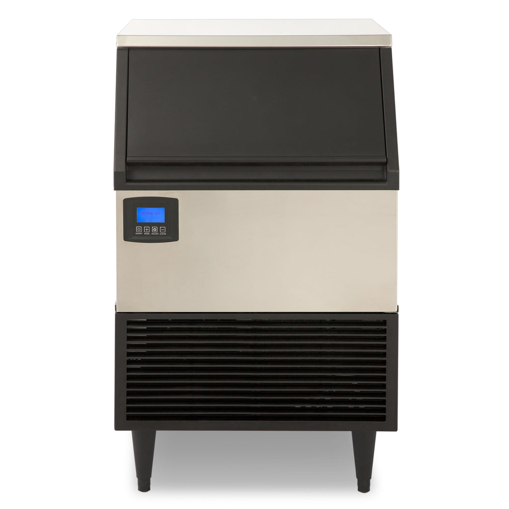 NI200F 200LB Commercial Undercounter Clear Ice Maker, Slab Cubes, 61 CM (24 IN) Wide, Stainless Steel