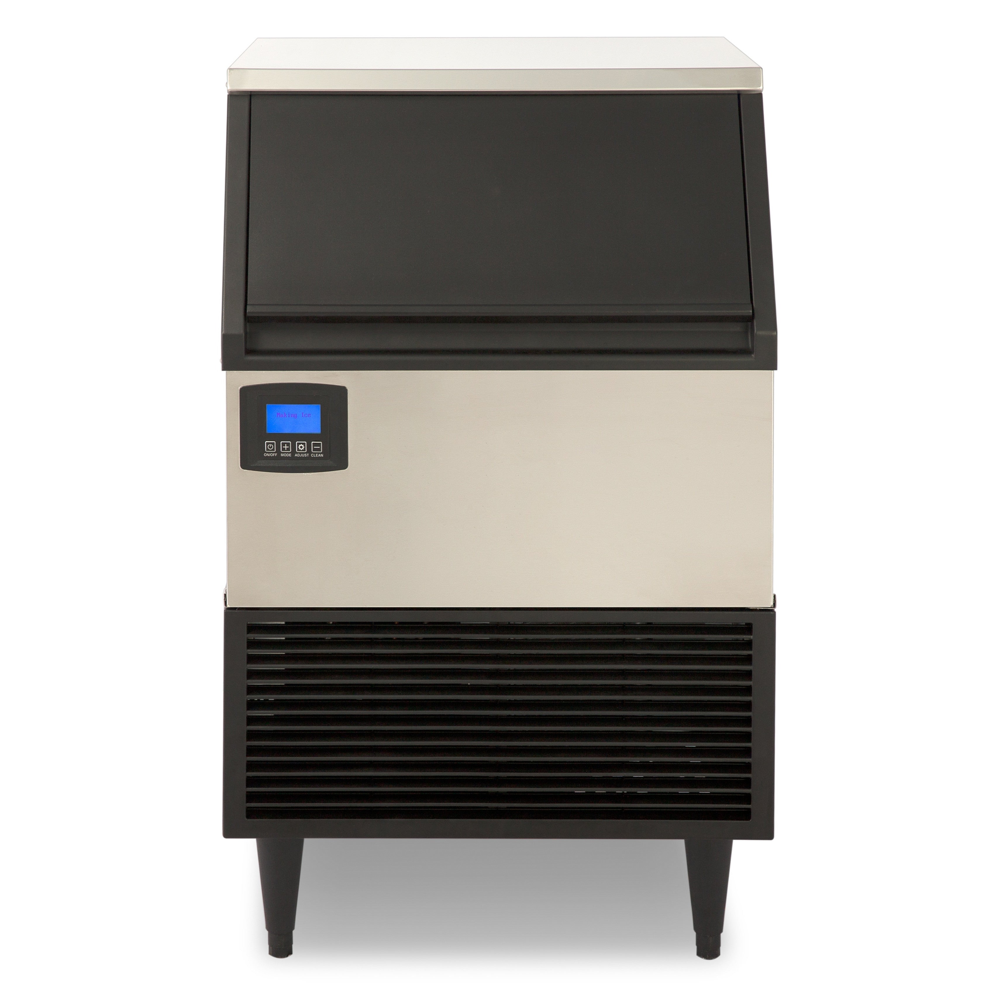 NI200F 200LB Commercial Undercounter Clear Ice Maker, Slab Cubes, 61 CM (24 IN) Wide, Stainless Steel