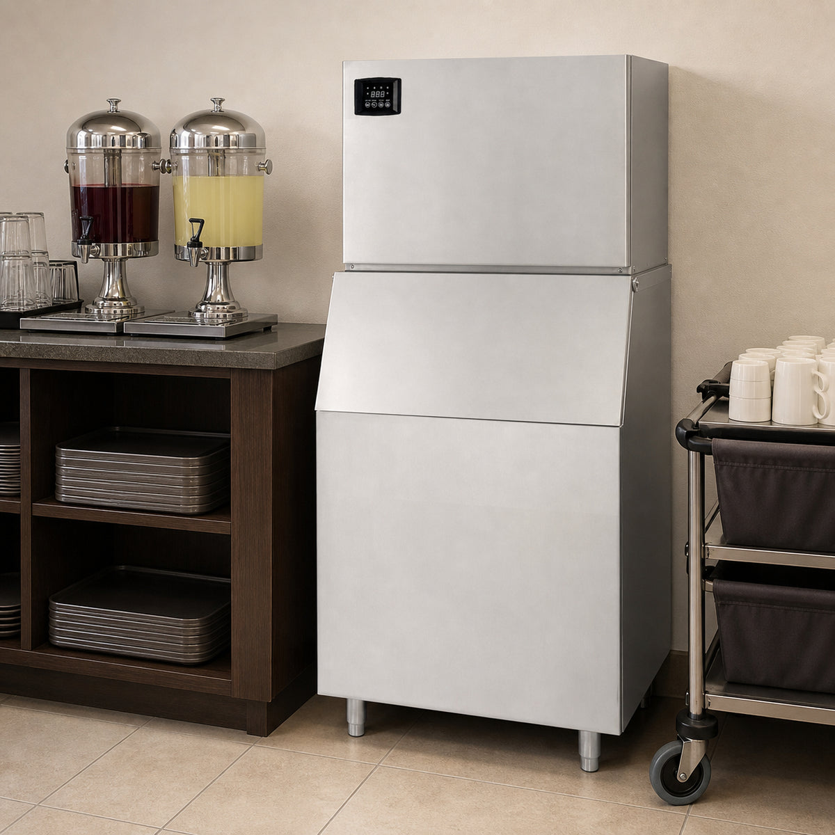 NI500FB470 Commercial Ice Machine, 500 lb, Full Cube, 30 in