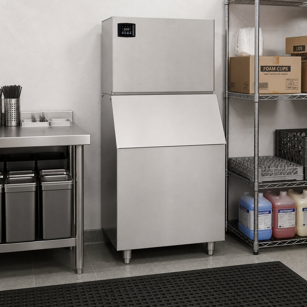 NI500FB470 Commercial Ice Machine, 500 lb, Full Cube, 30 in