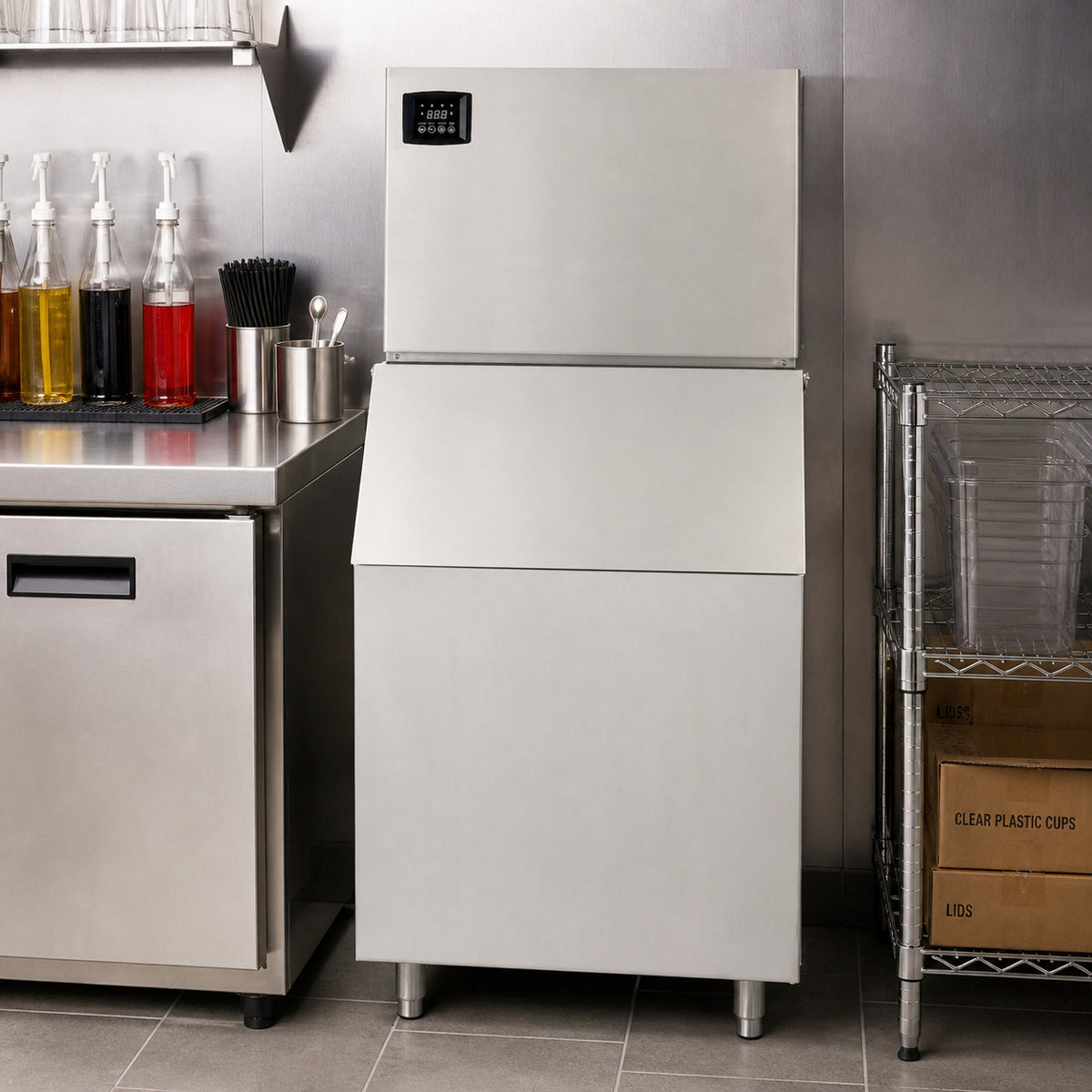 NI500FB470 Commercial Ice Machine, 500 lb, Full Cube, 30 in
