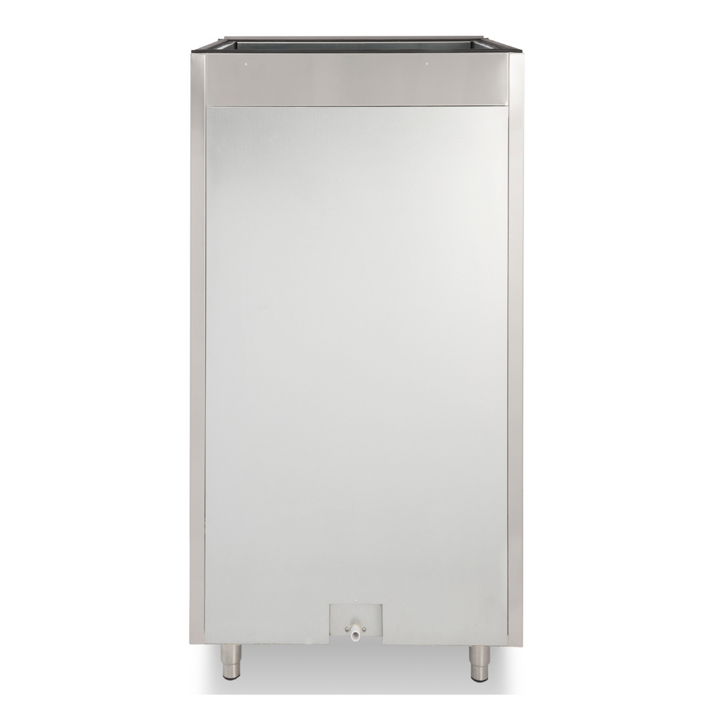 NIB310 310LB Commercial Ice Storage Bin, Stainless Steel