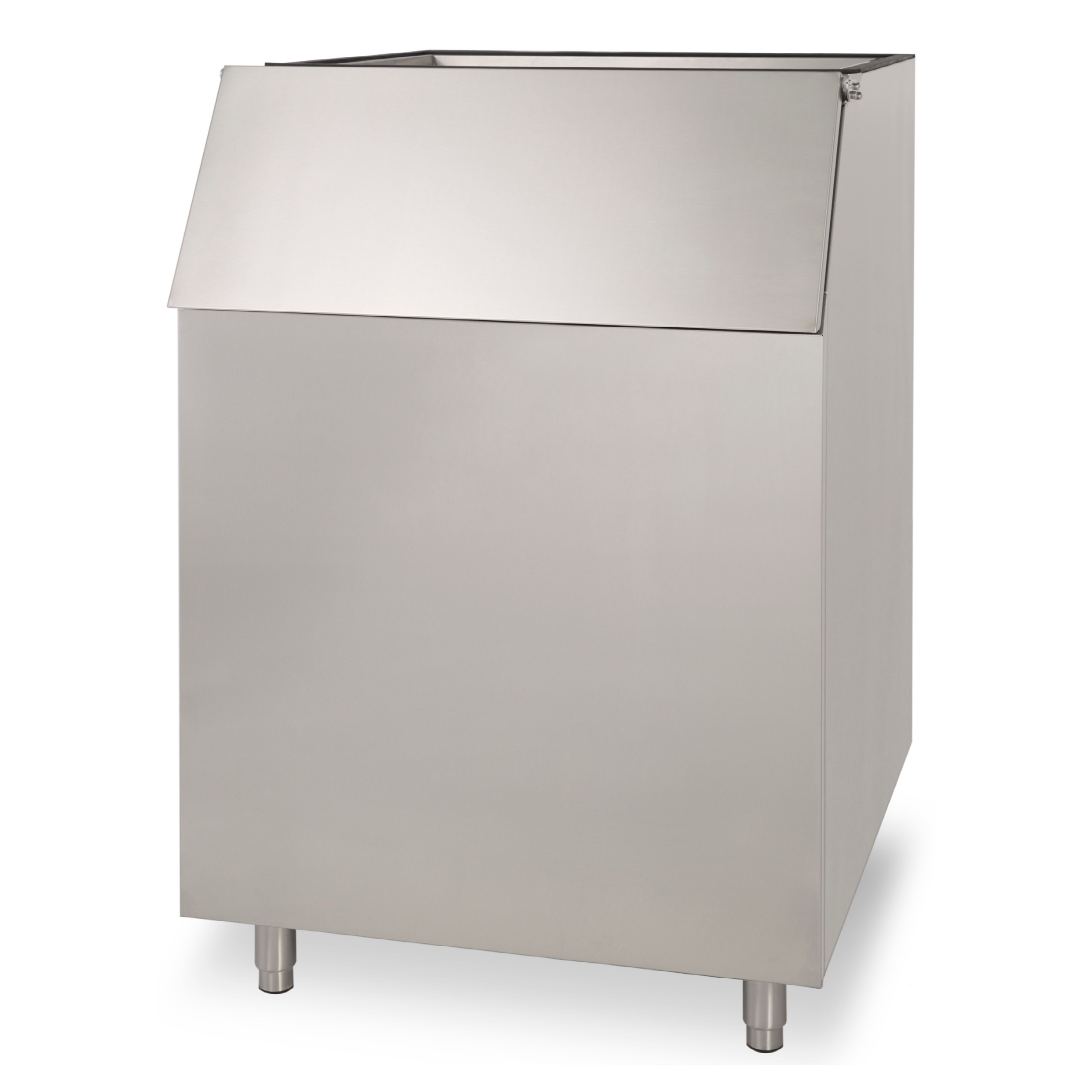 NIB470 470Lb Commercial Ice Storage Bin, Stainless Steel