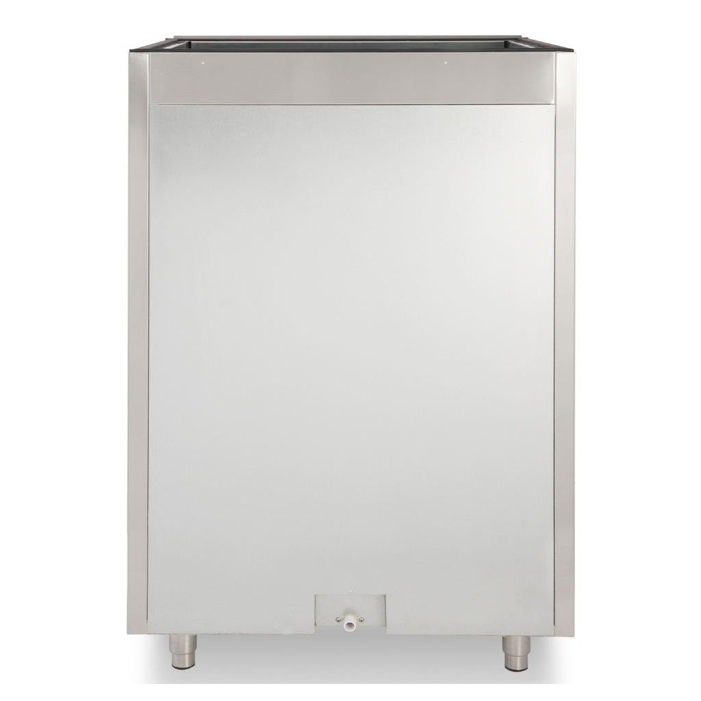 NIB470 470Lb Commercial Ice Storage Bin, Stainless Steel