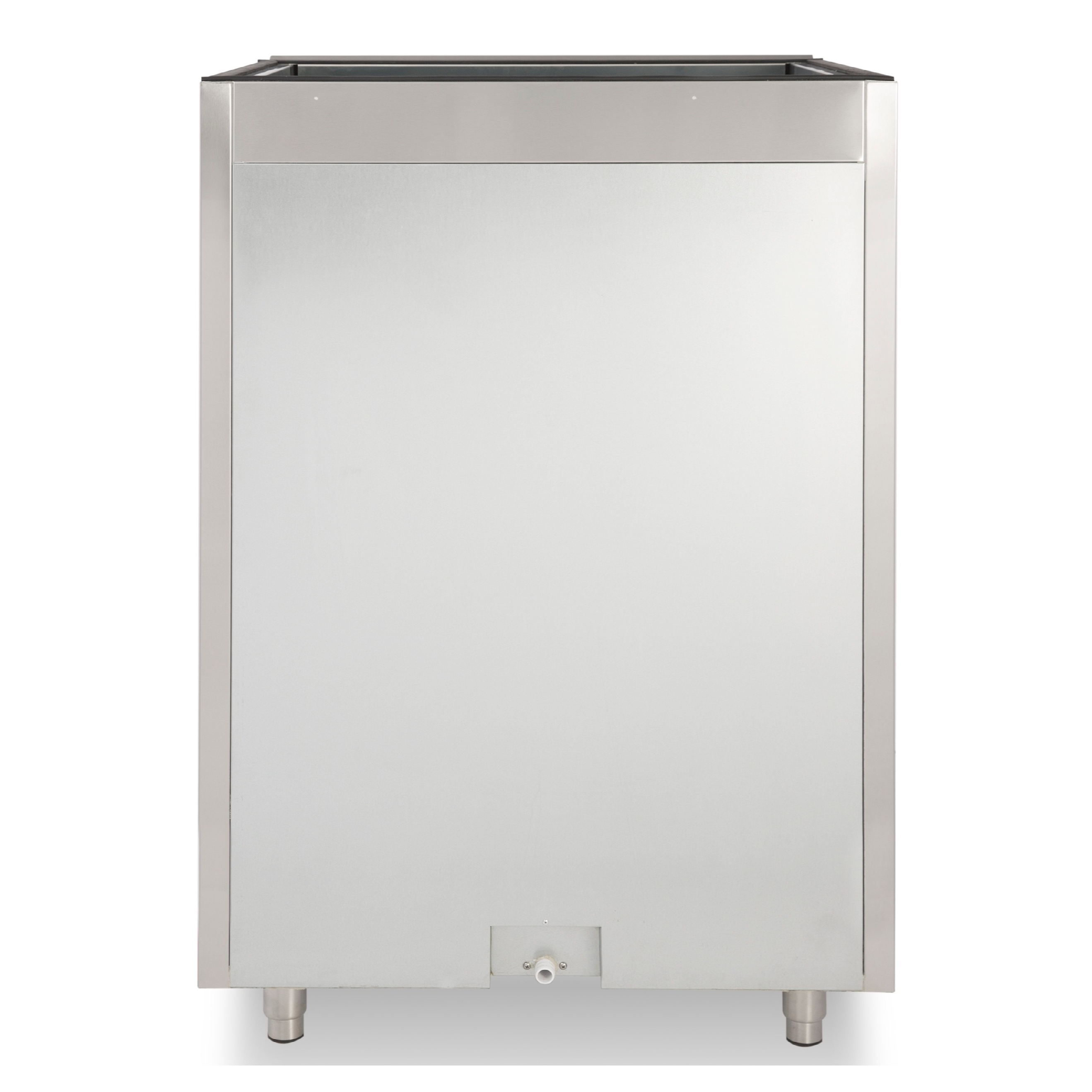 NIB470 470Lb Commercial Ice Storage Bin, Stainless Steel