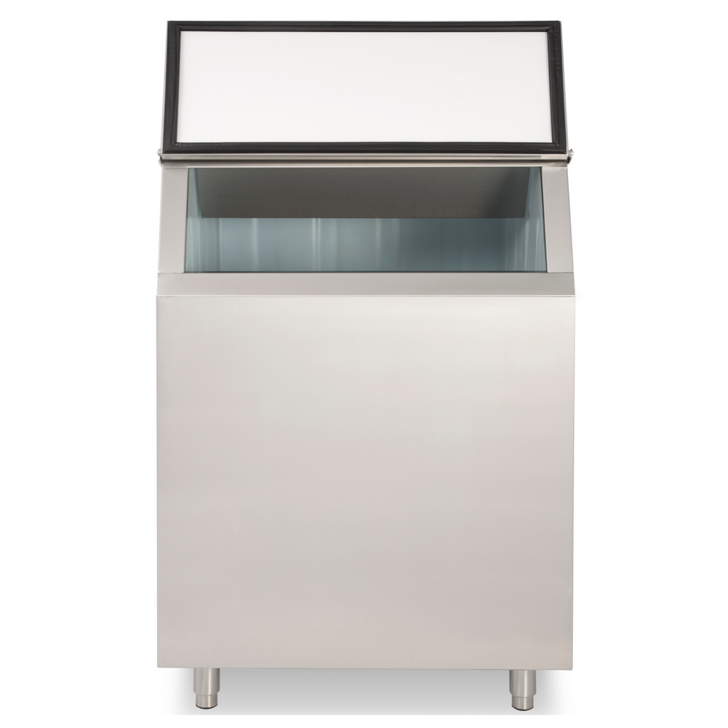NIB470 470Lb Commercial Ice Storage Bin, Stainless Steel