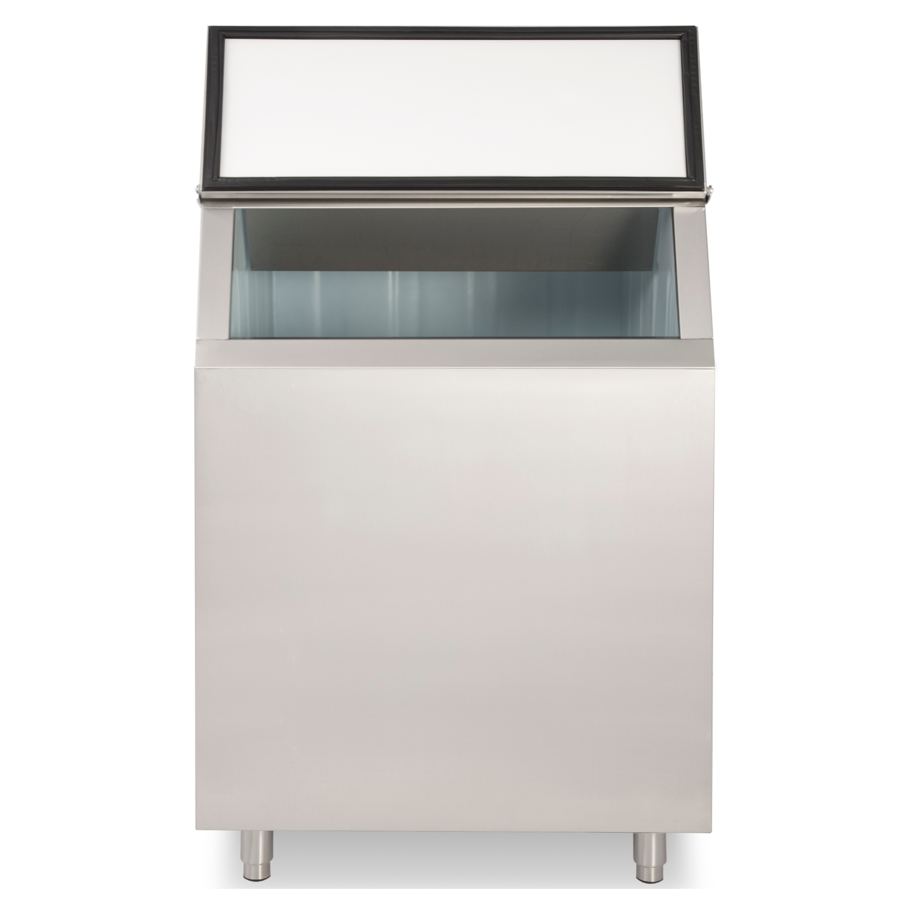 NIB470 470Lb Commercial Ice Storage Bin, Stainless Steel