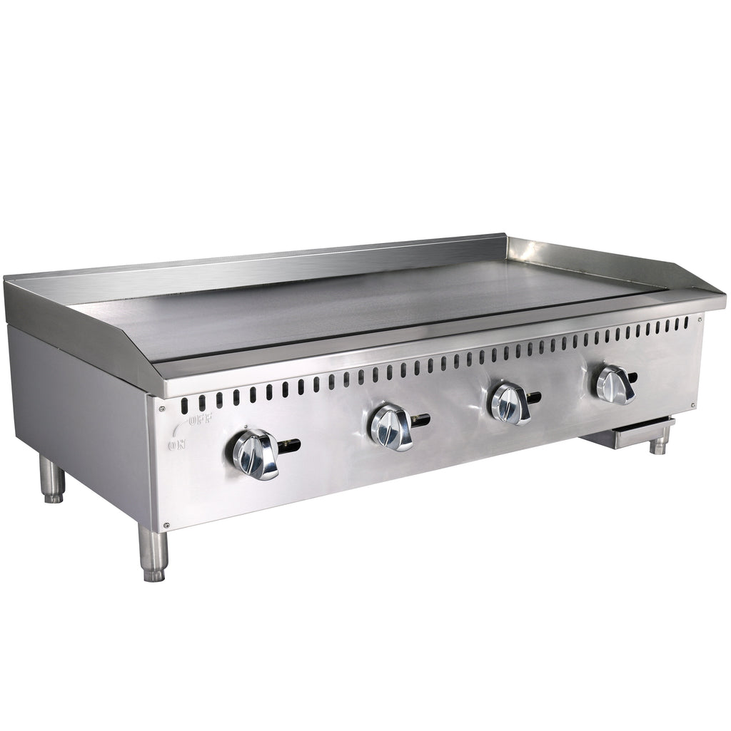 NMG48, 48IN (122CM) Gas Griddle, Standard Series, Natural Gas Field Convertible to Liquid Propane