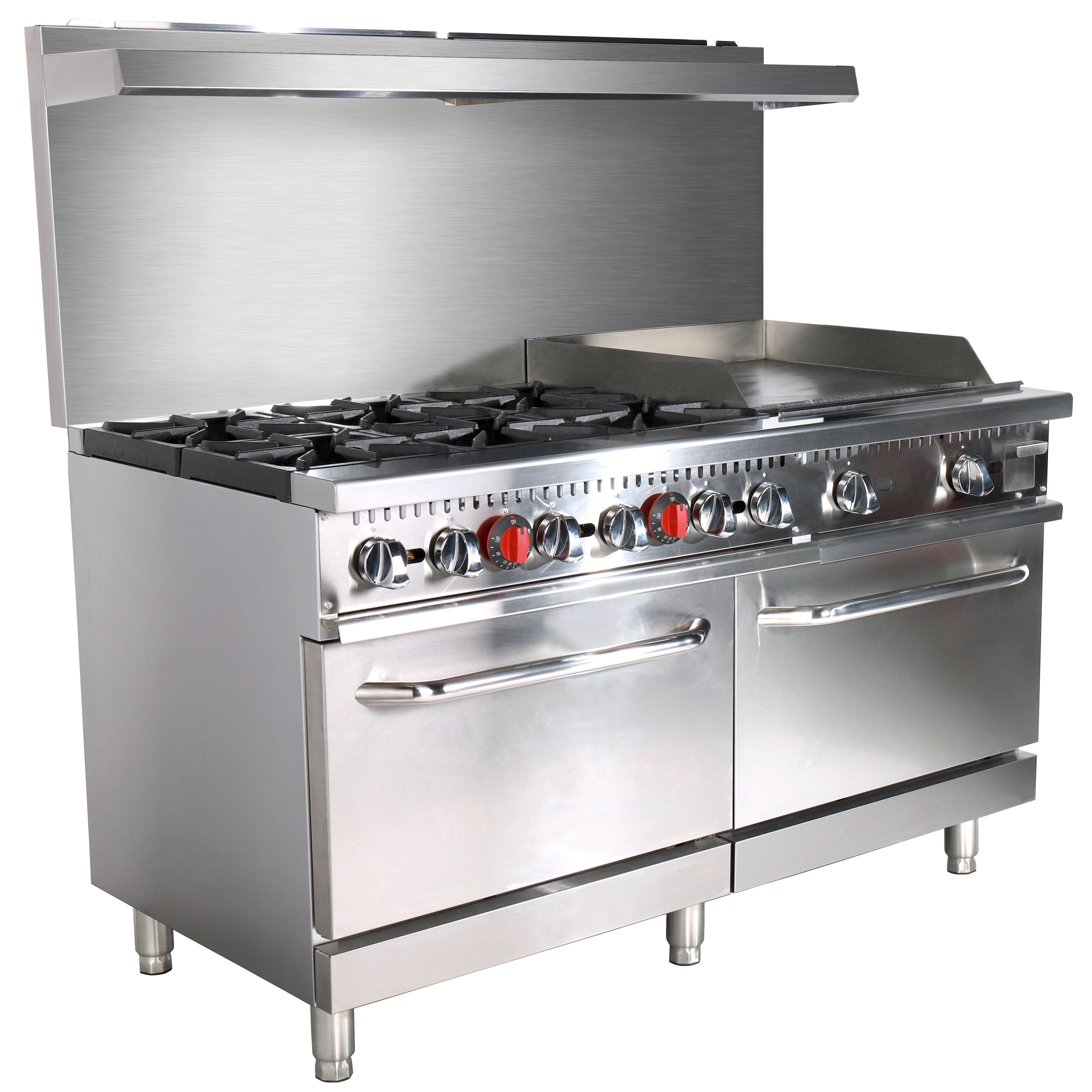 NR60G24 Gas Range With Griddle Combination, 280,000 BTU, Natural Gas Field Coonvertible to Liquid Propane