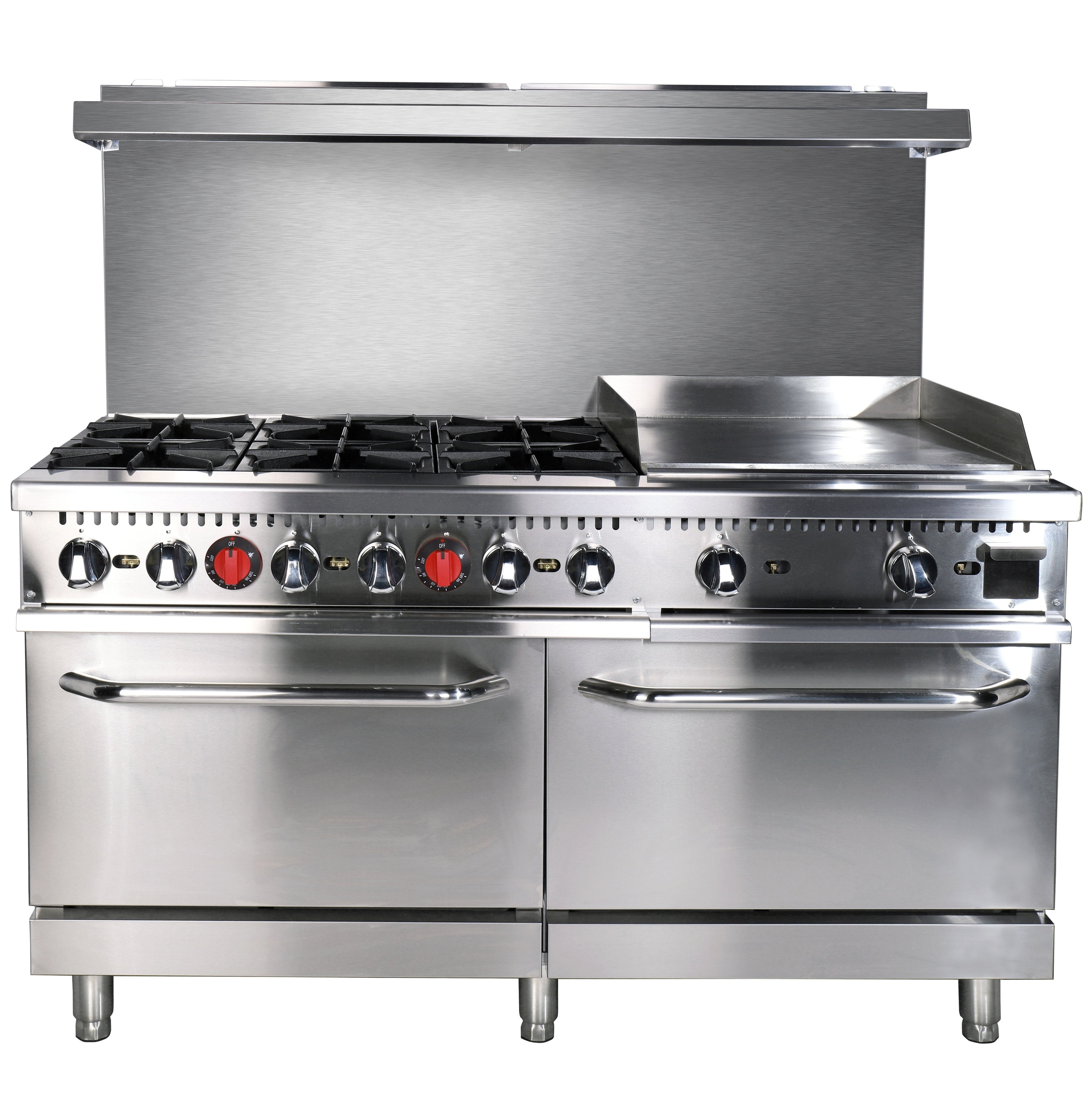 NR60G24 Gas Range With Griddle Combination, 280,000 BTU, Natural Gas Field Coonvertible to Liquid Propane