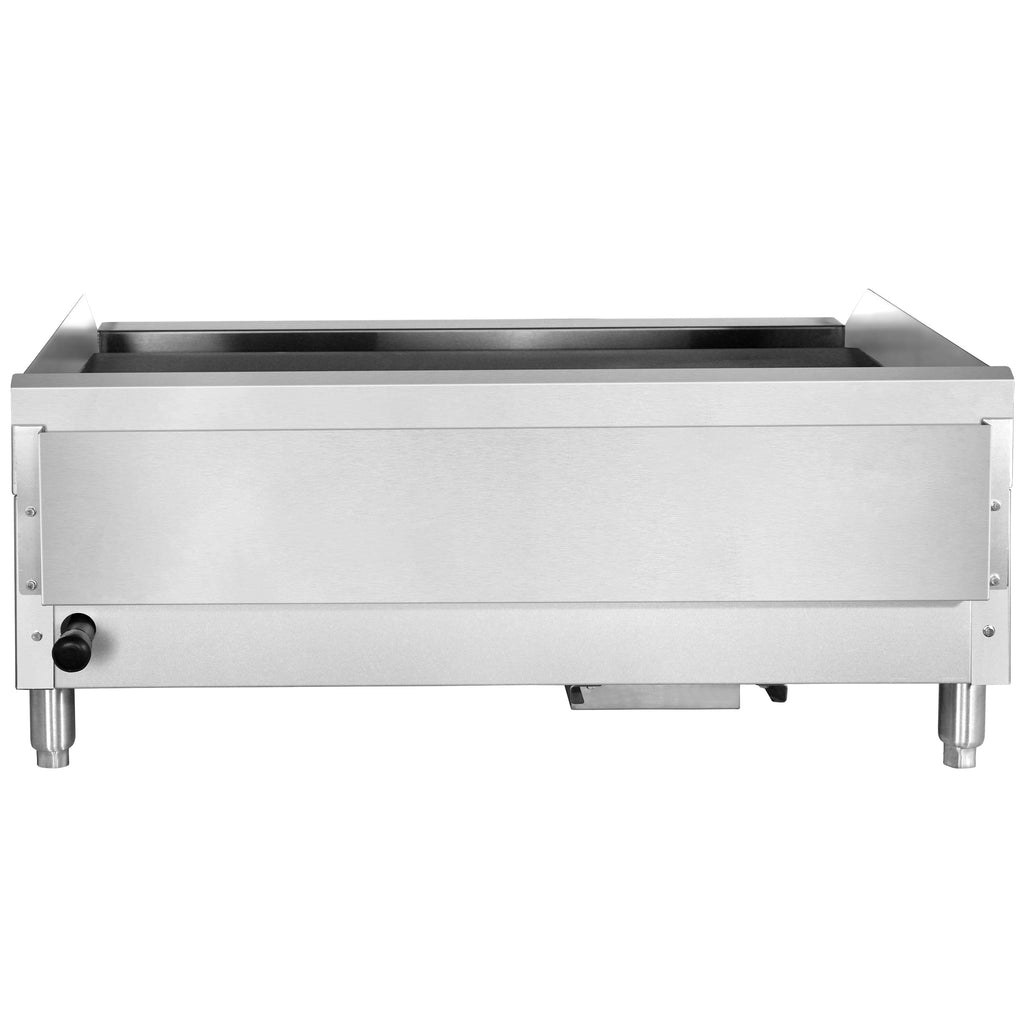 NTG36, 36IN (91.4CM) Gas Thermostatic Griddle, Heavy Duty, Natural Gas Field Convertible to Liquid Propane