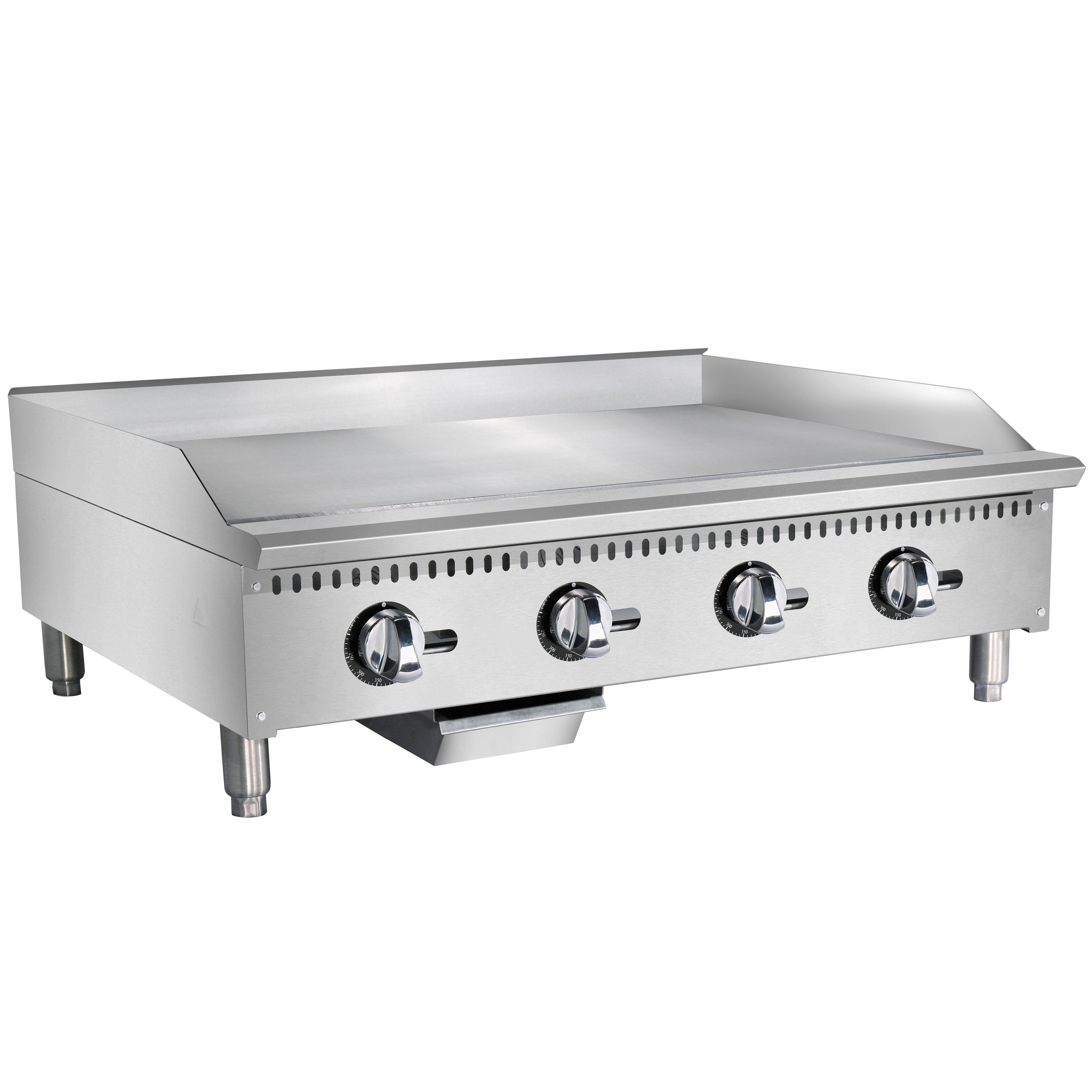 NTG48, 48IN (122CM) Gas Thermostatic Griddle, Heavy Duty, Natural Gas Field Convertible to Liquid Propane