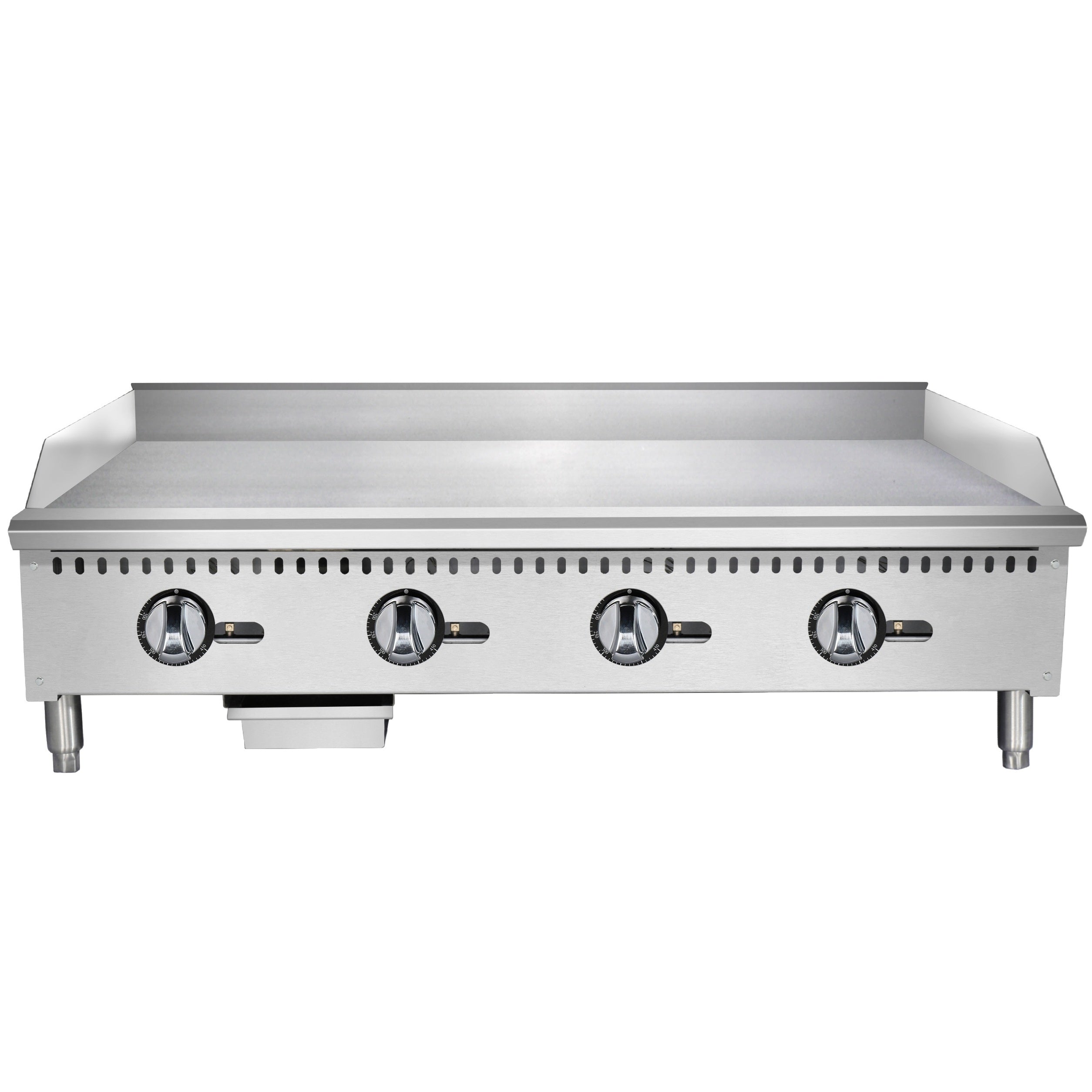 NTG48, 48IN (122CM) Gas Thermostatic Griddle, Heavy Duty, Natural Gas Field Convertible to Liquid Propane