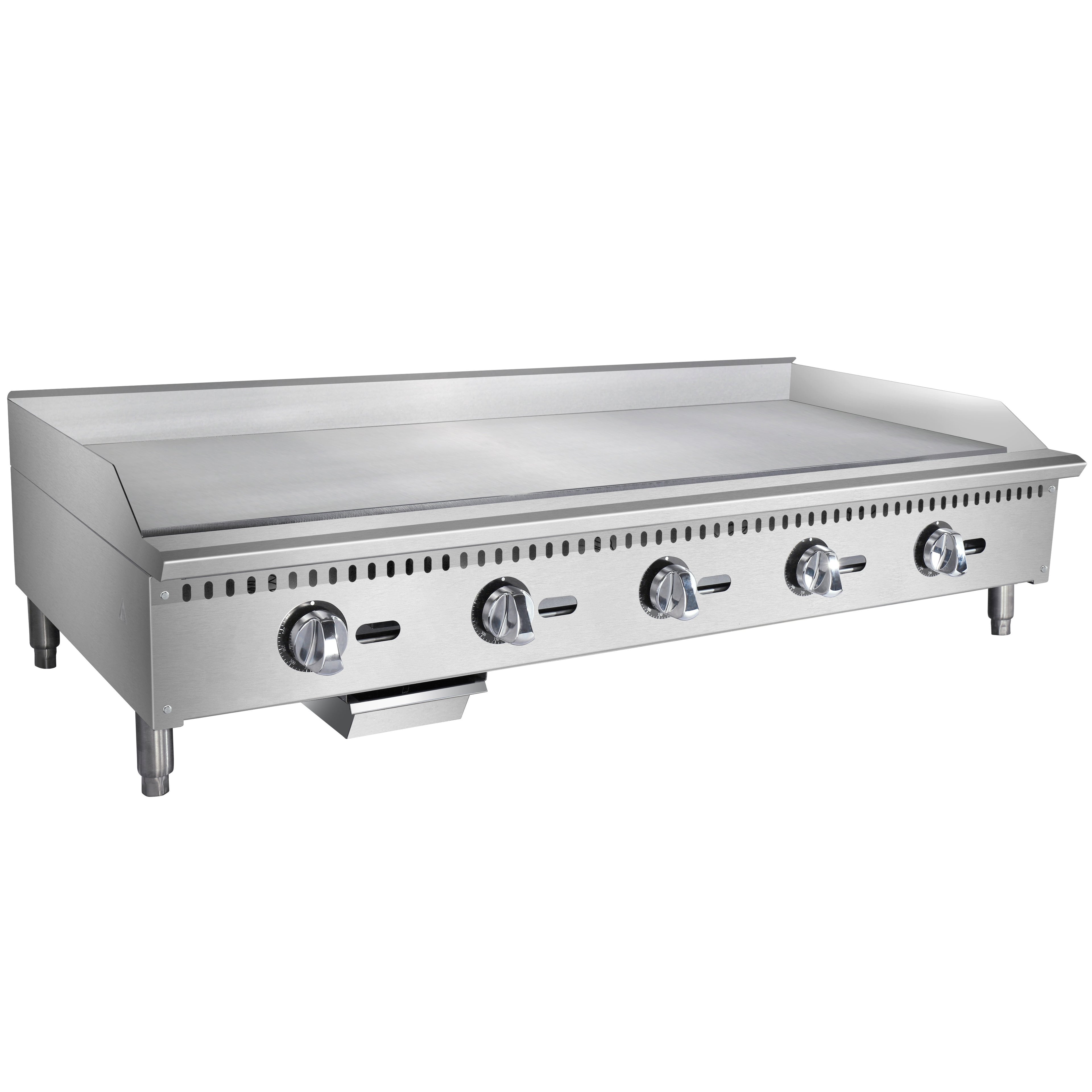 NTG60, 60IN (152.4CM) Gas Thermostatic Griddle, Heavy Duty, Natural Gas Field Convertible to Liquid Propane