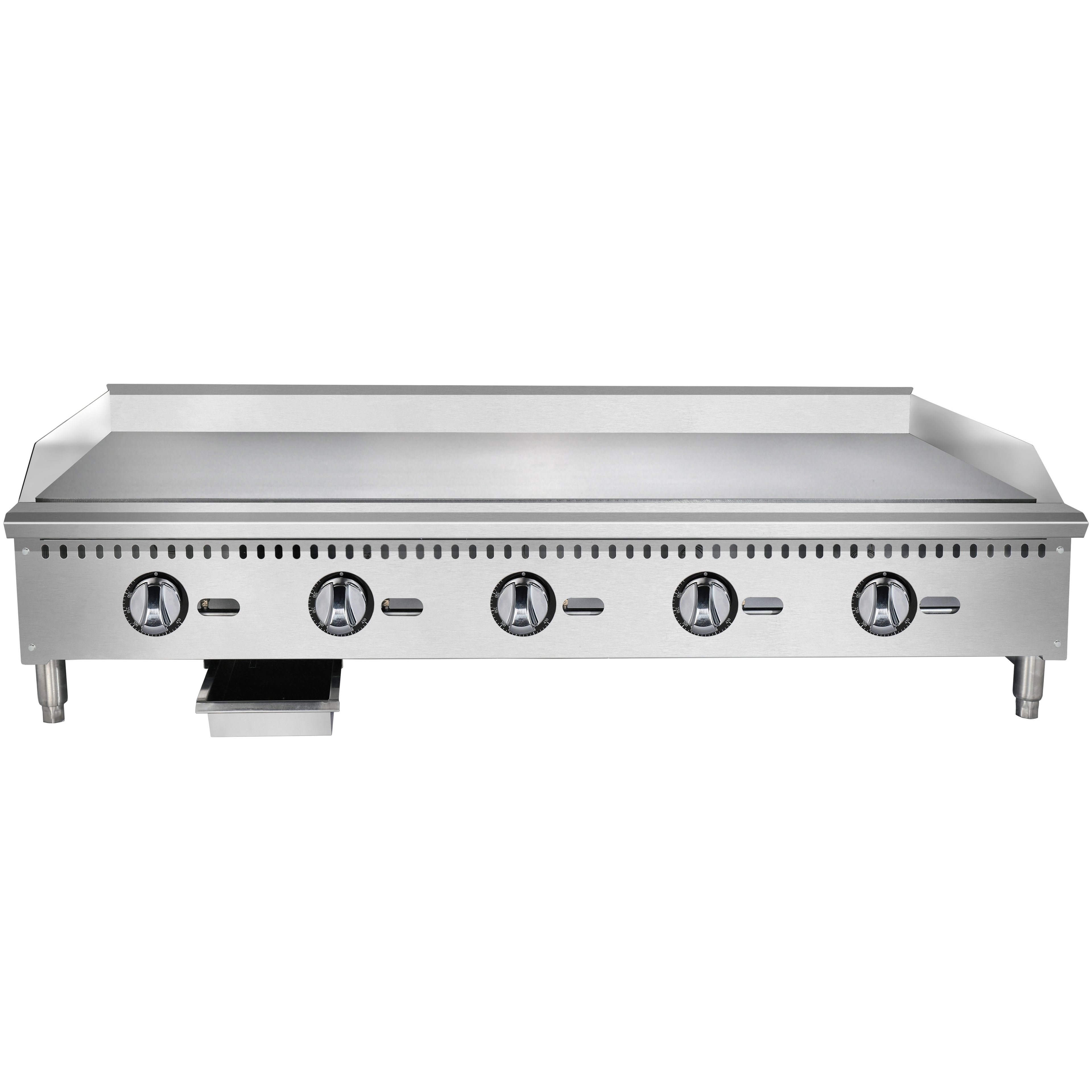 NTG60, 60IN (152.4CM) Gas Thermostatic Griddle, Heavy Duty, Natural Gas Field Convertible to Liquid Propane