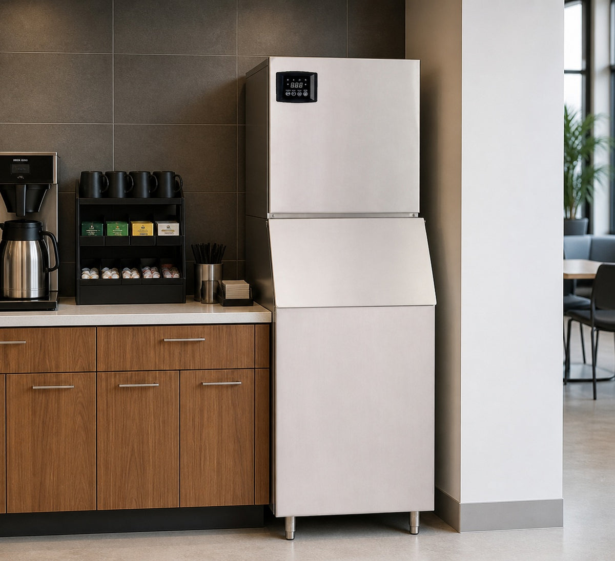 NI360FB310 Commercial Ice Machine, 360 lb, Full Cube, 22 in