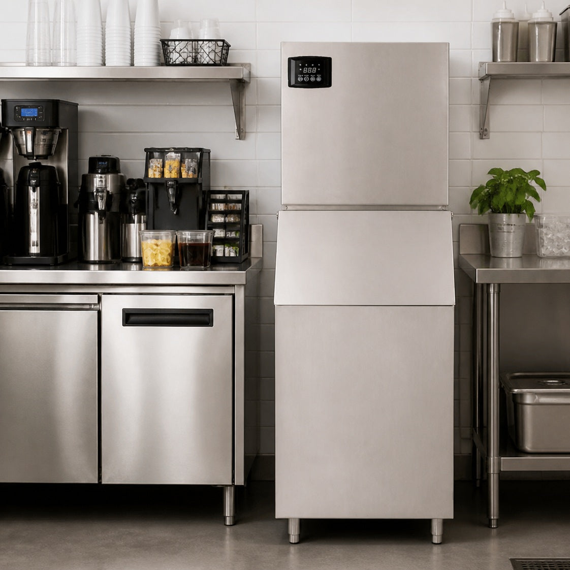 NI360FB310 Commercial Ice Machine, 360 lb, Full Cube, 22 in