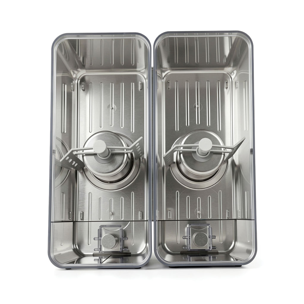 NBD2SS Commercial Refrigerated Beverage Dispenser, Two Bowl, 24 L, Stainless Steel Exterior