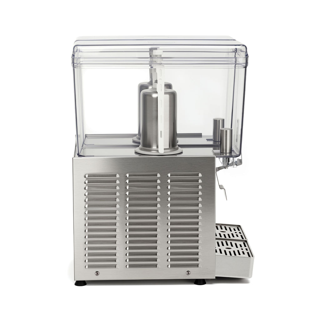 NBD2SS Commercial Refrigerated Beverage Dispenser, Two Bowl, 24 L, Stainless Steel Exterior