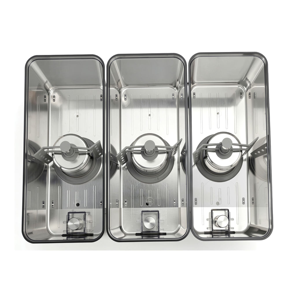 NBD3 Commercial Refrigerated Beverage Dispenser, Three Bowl, 36 L