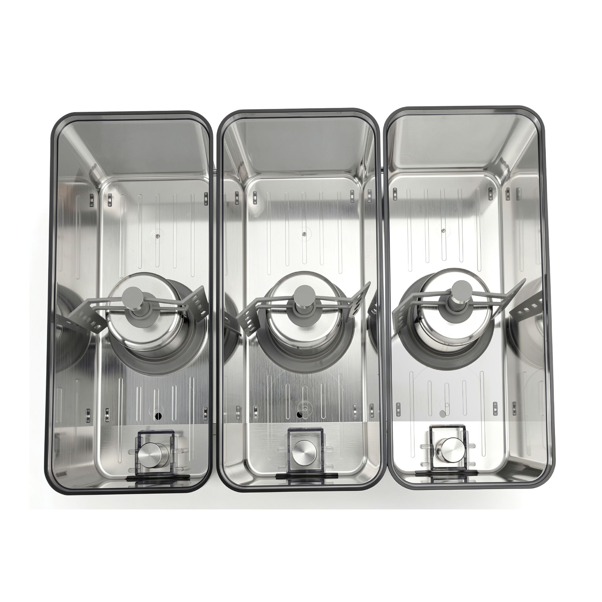NBD3 Commercial Refrigerated Beverage Dispenser, Three Bowl, 36 L