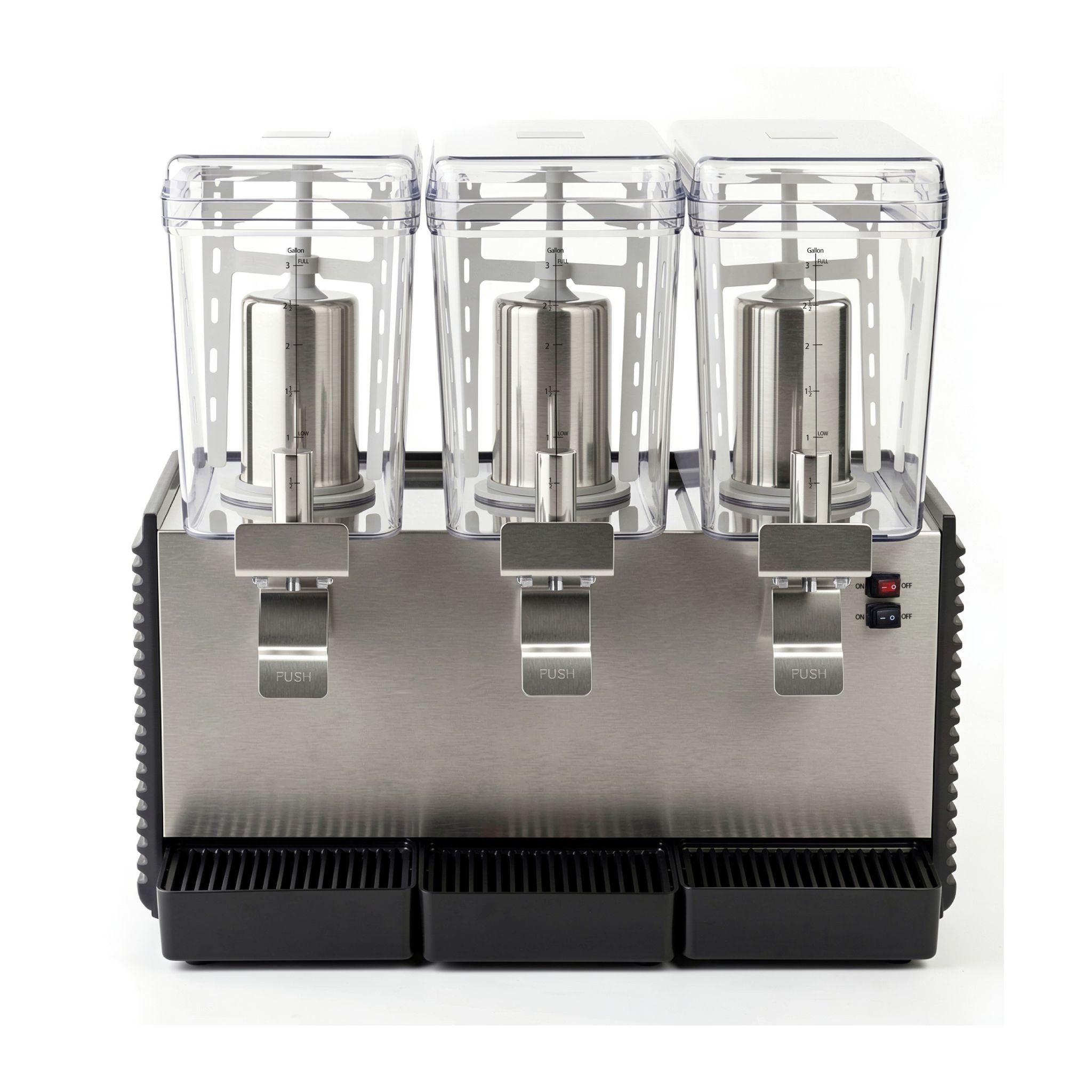 NBD3 Commercial Refrigerated Beverage Dispenser, Three Bowl, 36 L