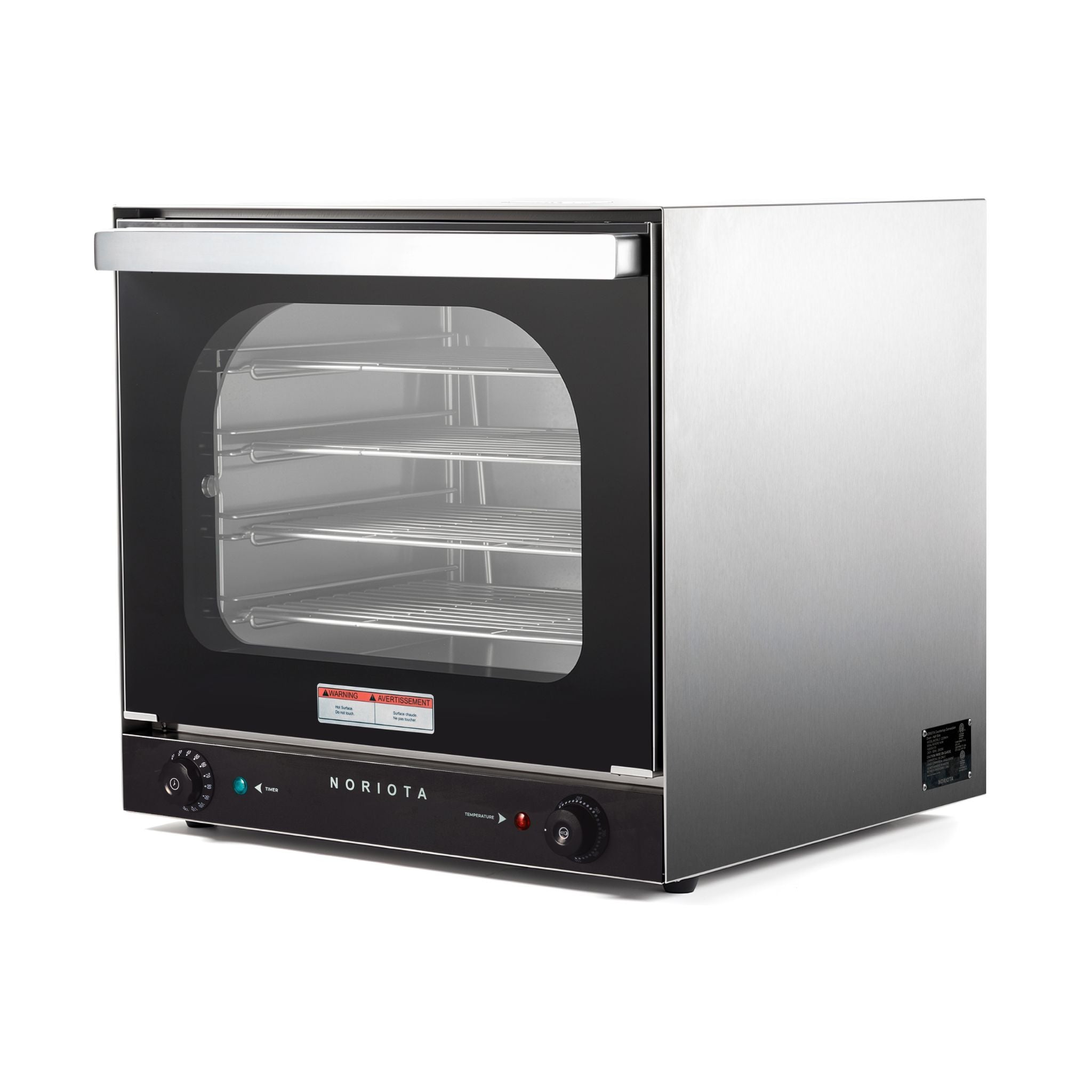 NCCOH 4-Rack Commercial Countertop Convection Oven, 2800 W