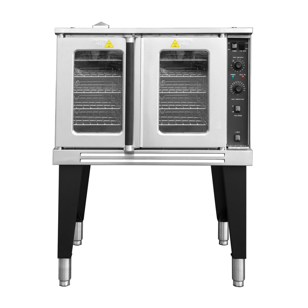 noriota nco1n convection oven commercial oven with double doors on a white background