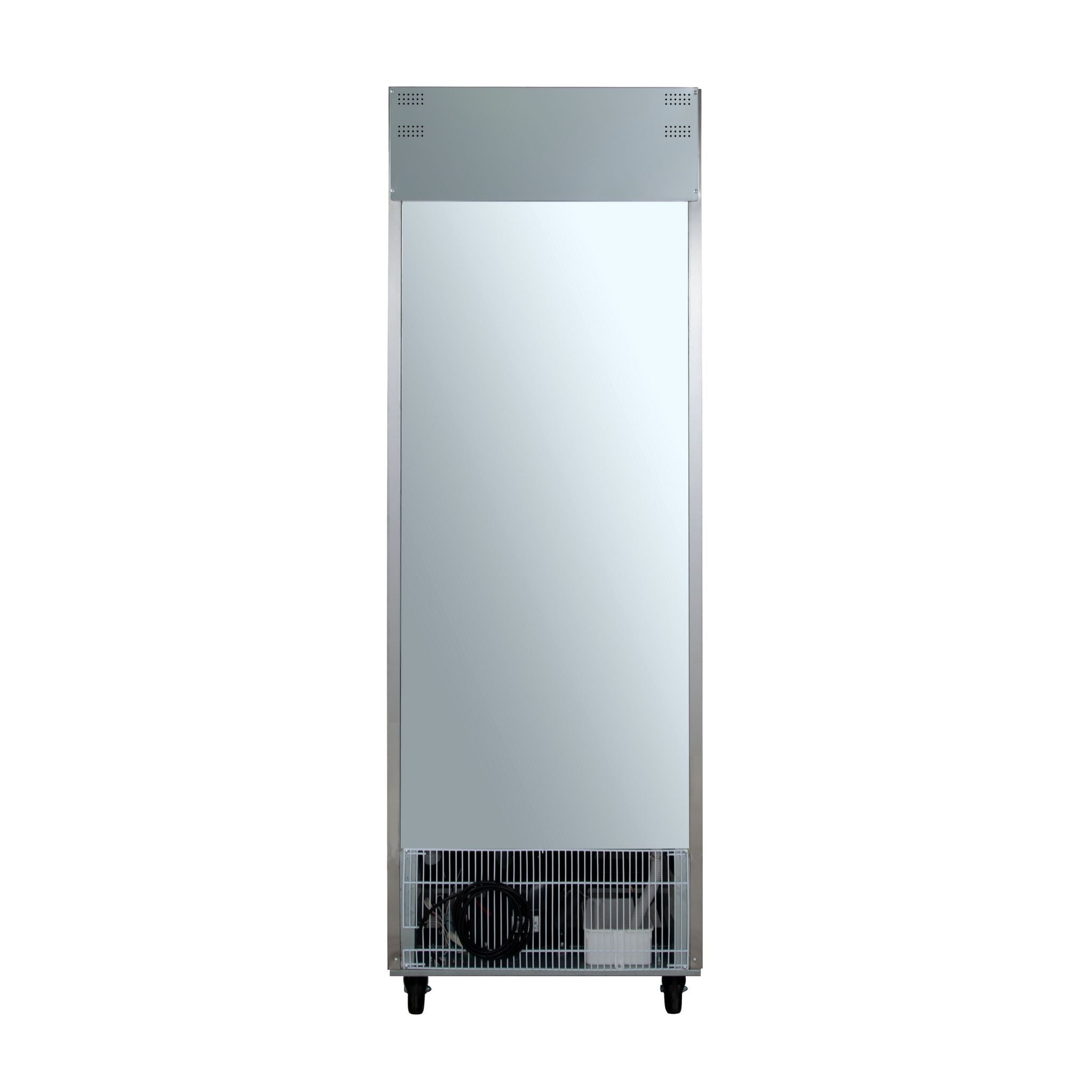 noriota nf23 rear stainless steel commercial solid door freezer