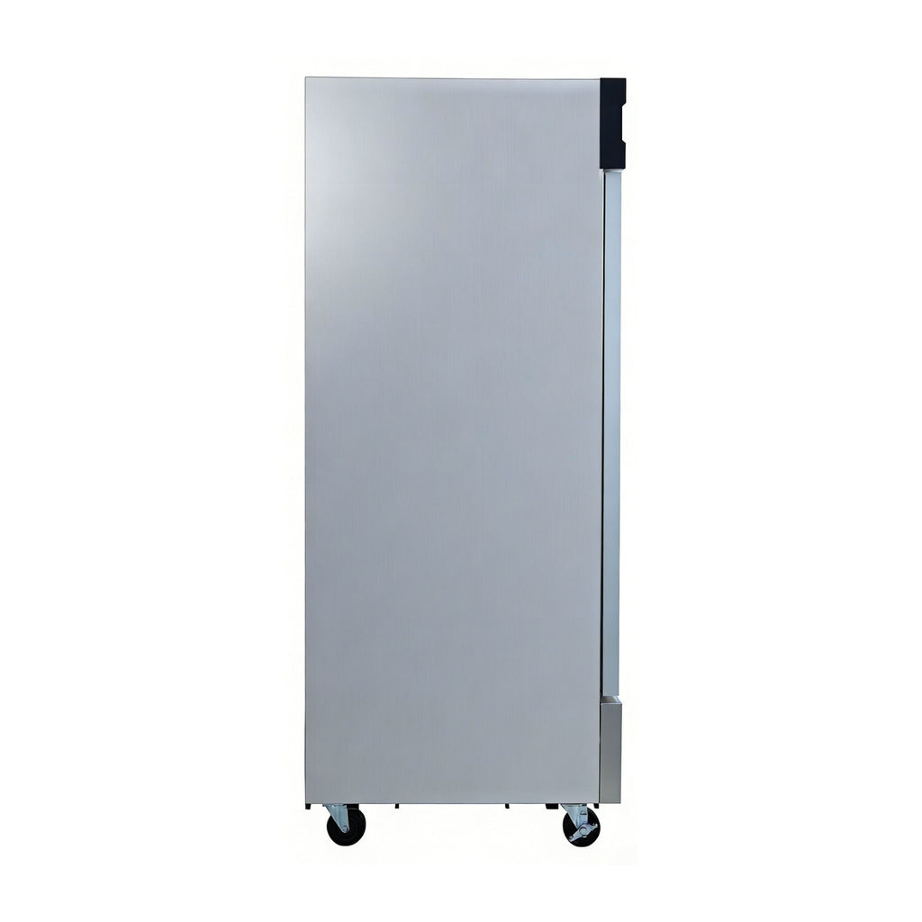 noriota nf49 side left stainless steel commercial solid door freezer
