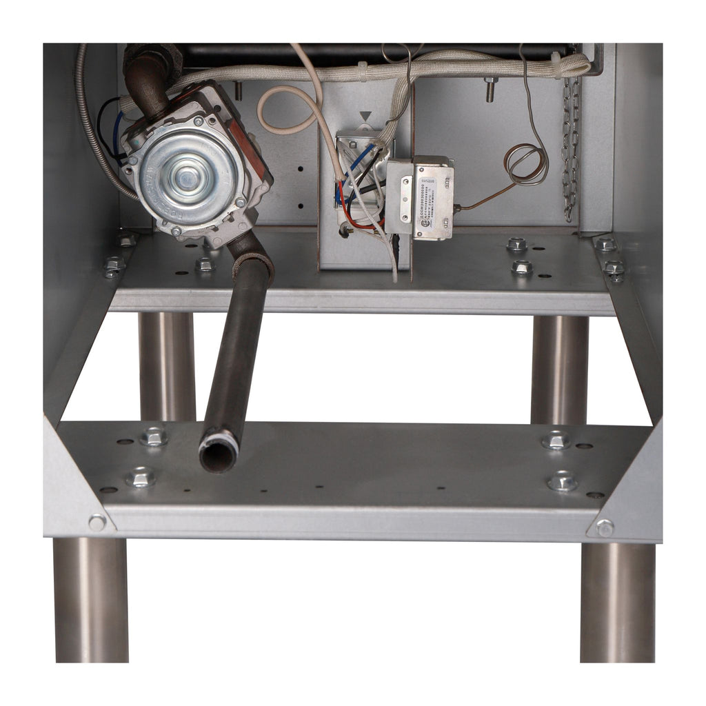 NFF3N Commercial Gas Floor Fryer, 3 Tube, 35–40 lb, Natural Gas