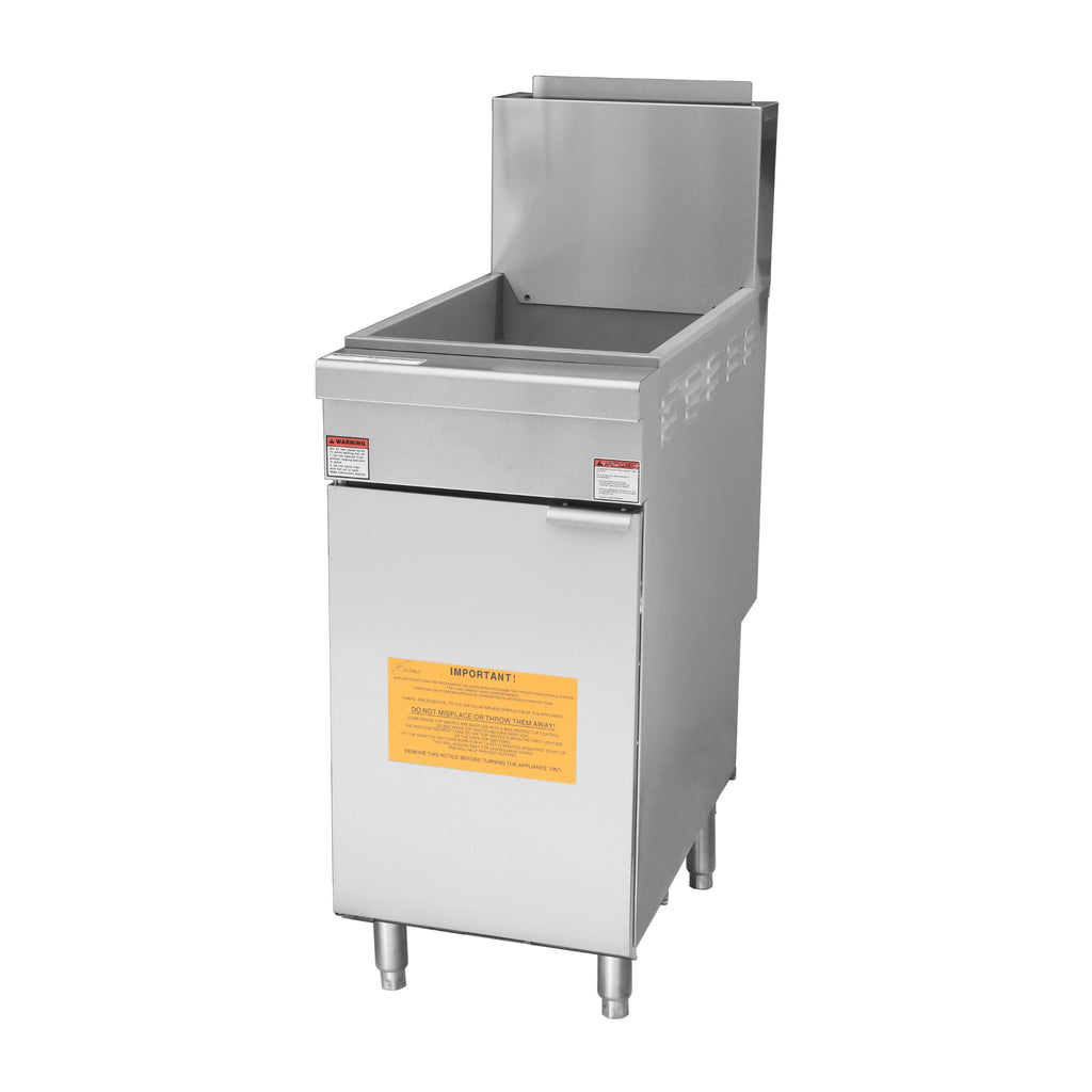 NFFOP40N Commercial Natural Gas Open Pot Fryer, 40 lb, 100,000 BTU
