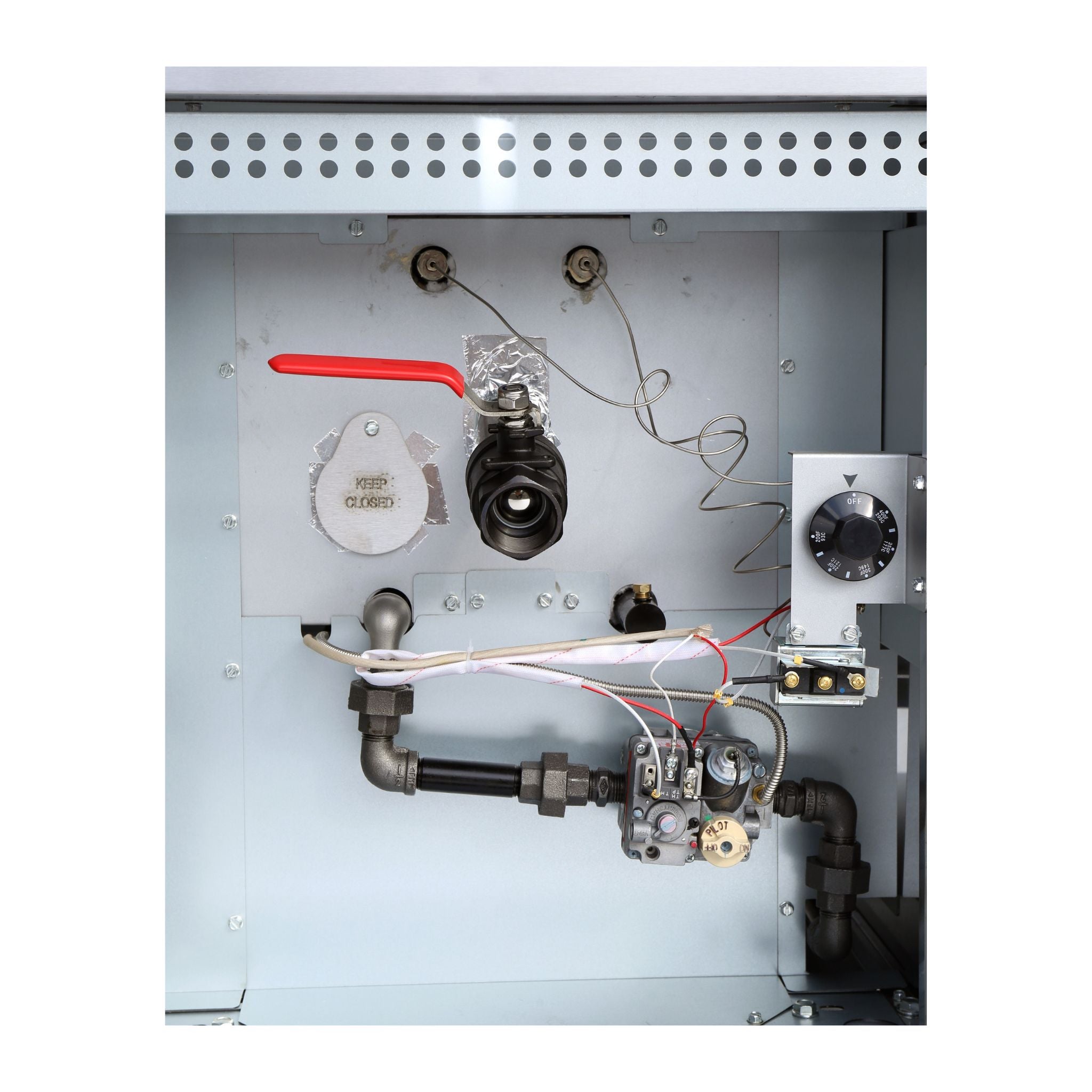 NFFOP40N Commercial Natural Gas Open Pot Fryer, 40 lb, 100,000 BTU