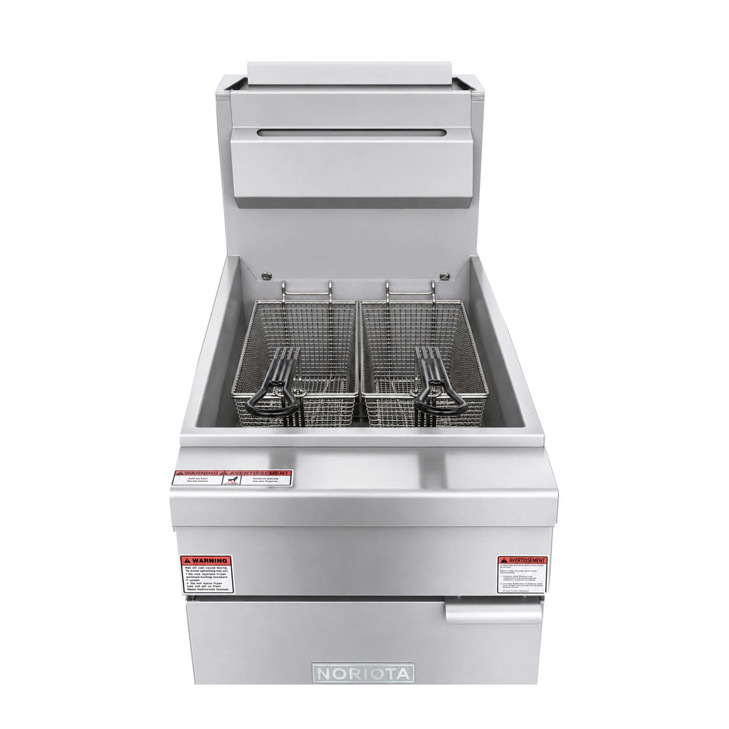 NFFOP40N Commercial Natural Gas Open Pot Fryer, 40 lb, 100,000 BTU