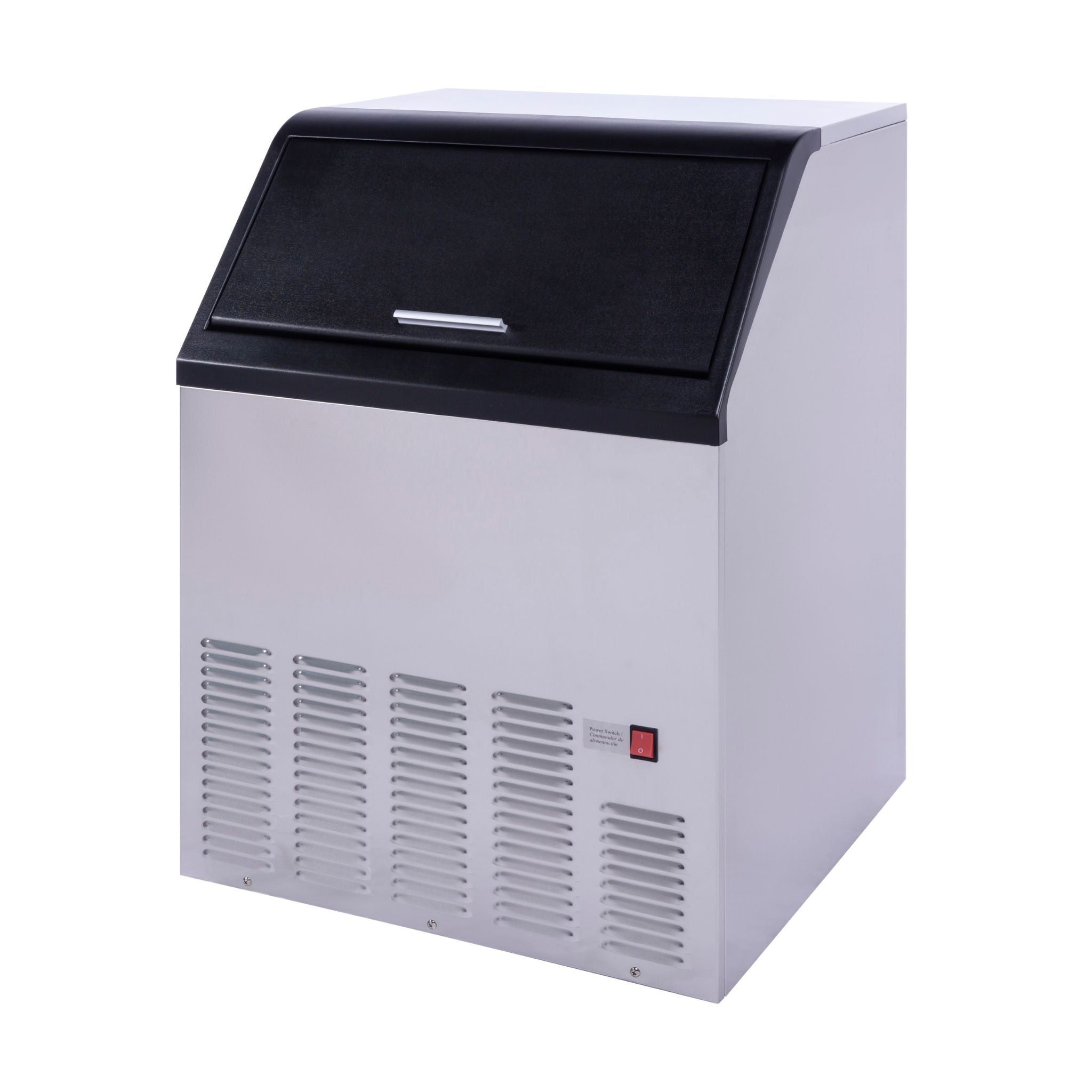 noriota ni120f ice maker angled right