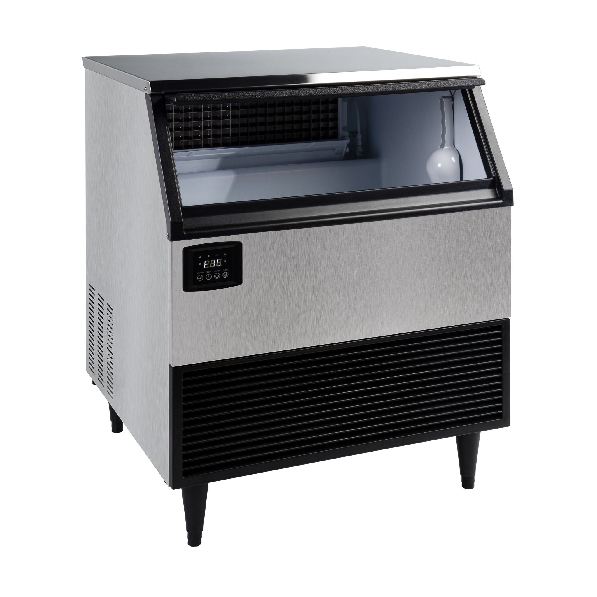 noriota ni320f commercial ice maker angle right door open