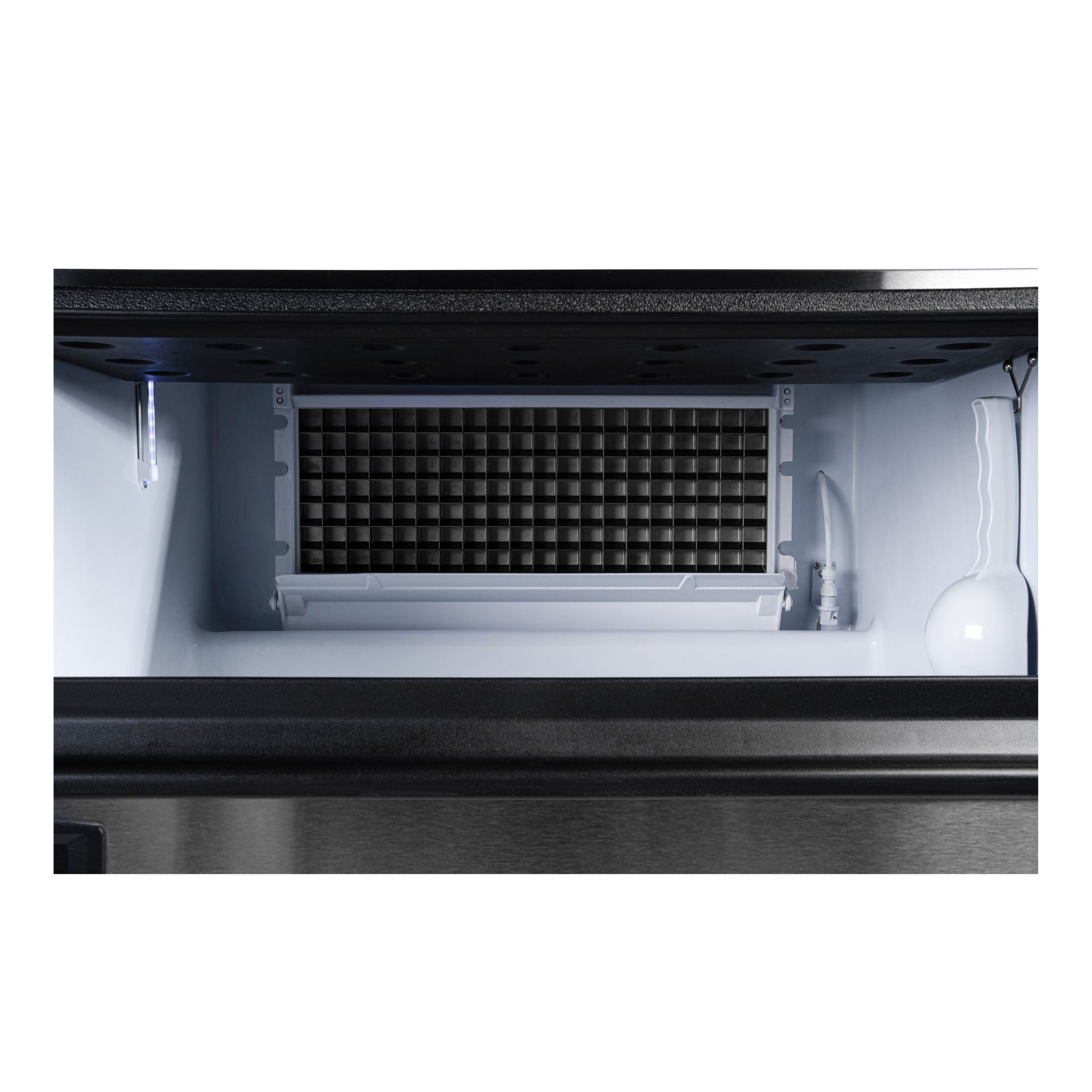 noriota ni320f commercial ice maker close up of evaporator