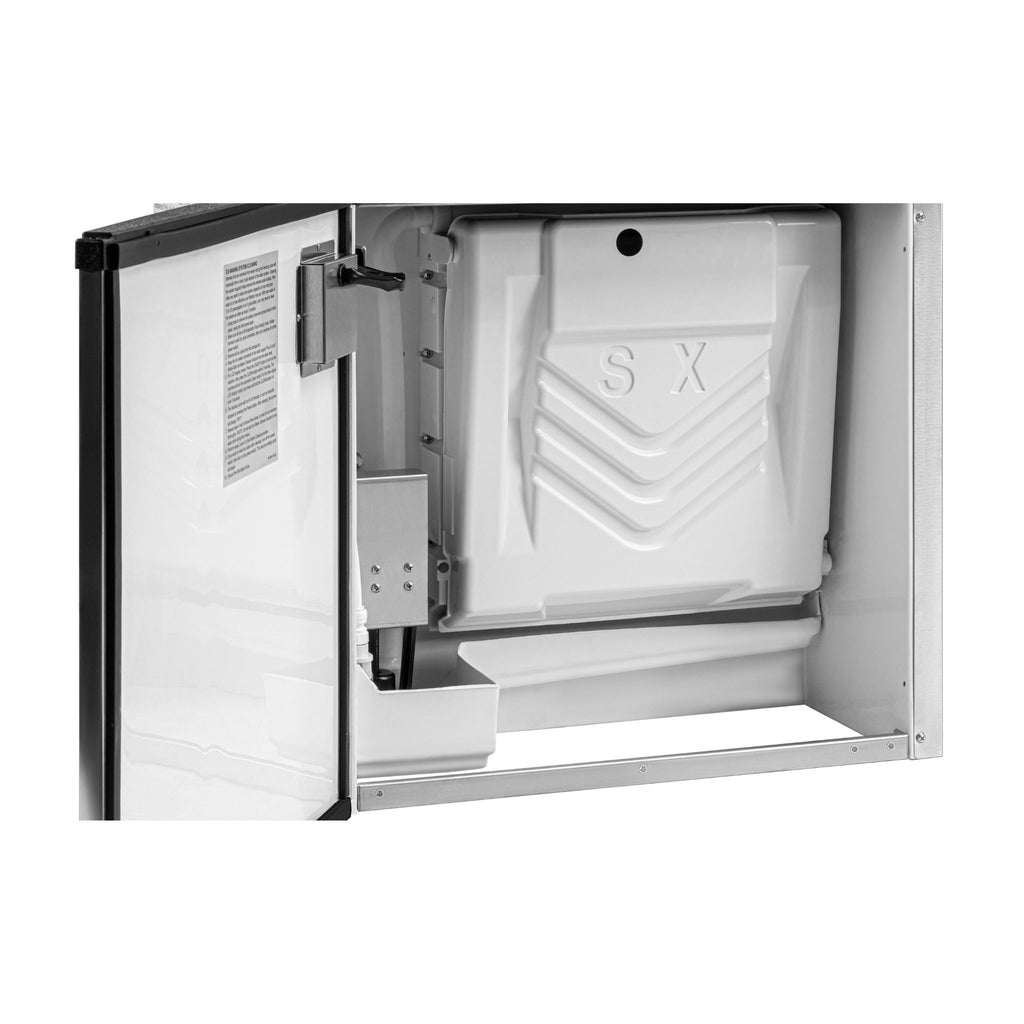 noriota ni360 commercial modular ice maker water curtain angle left