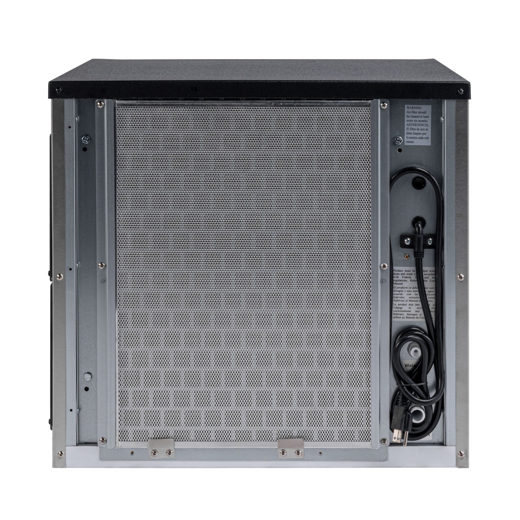 noriota ni360 commercial modular ice maker rear