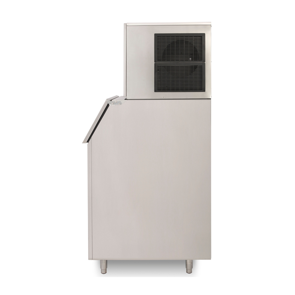 noriota ni500fb470 commercial modular ice maker with ice storage bin, right side