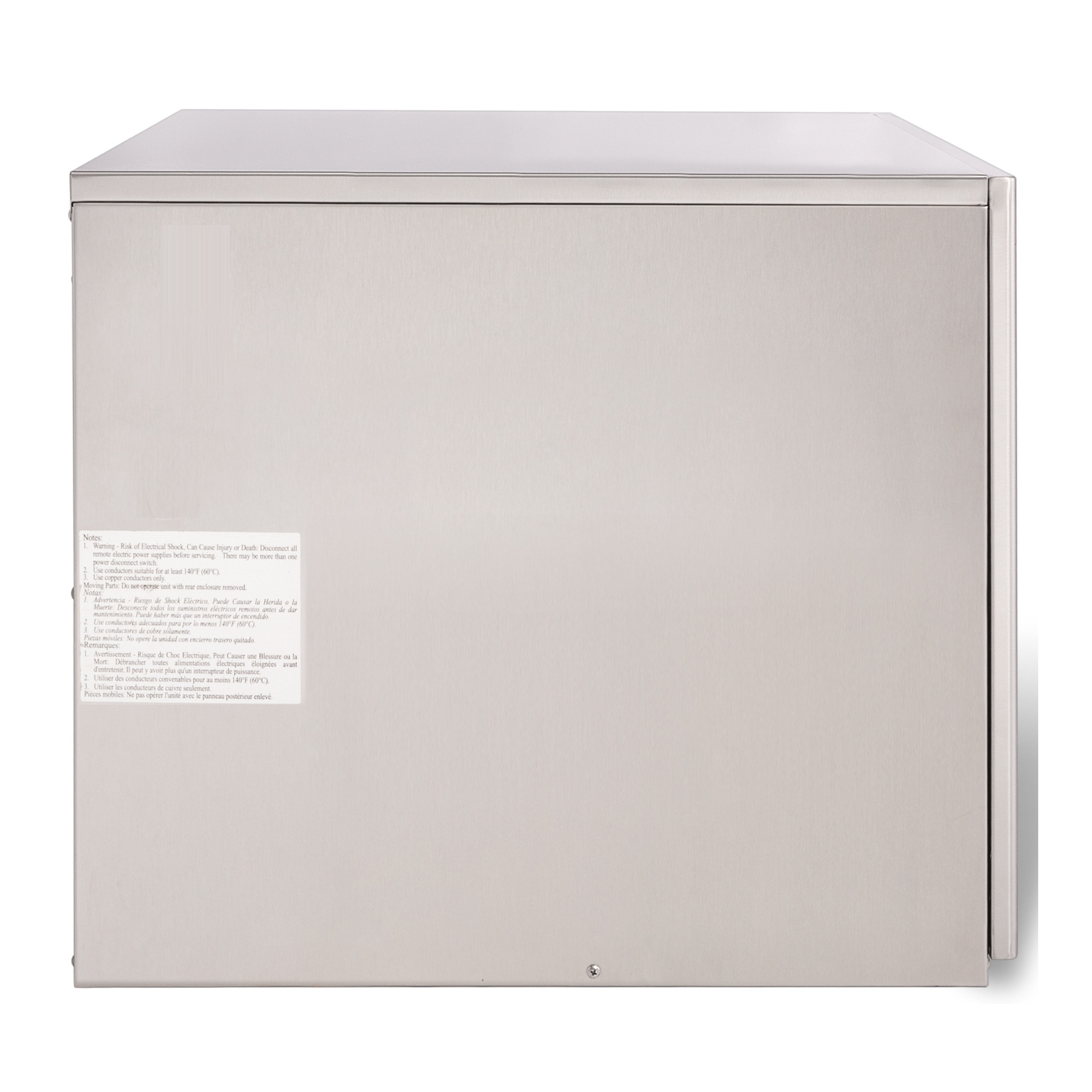 noriota ni600f modular commercial ice maker left side 