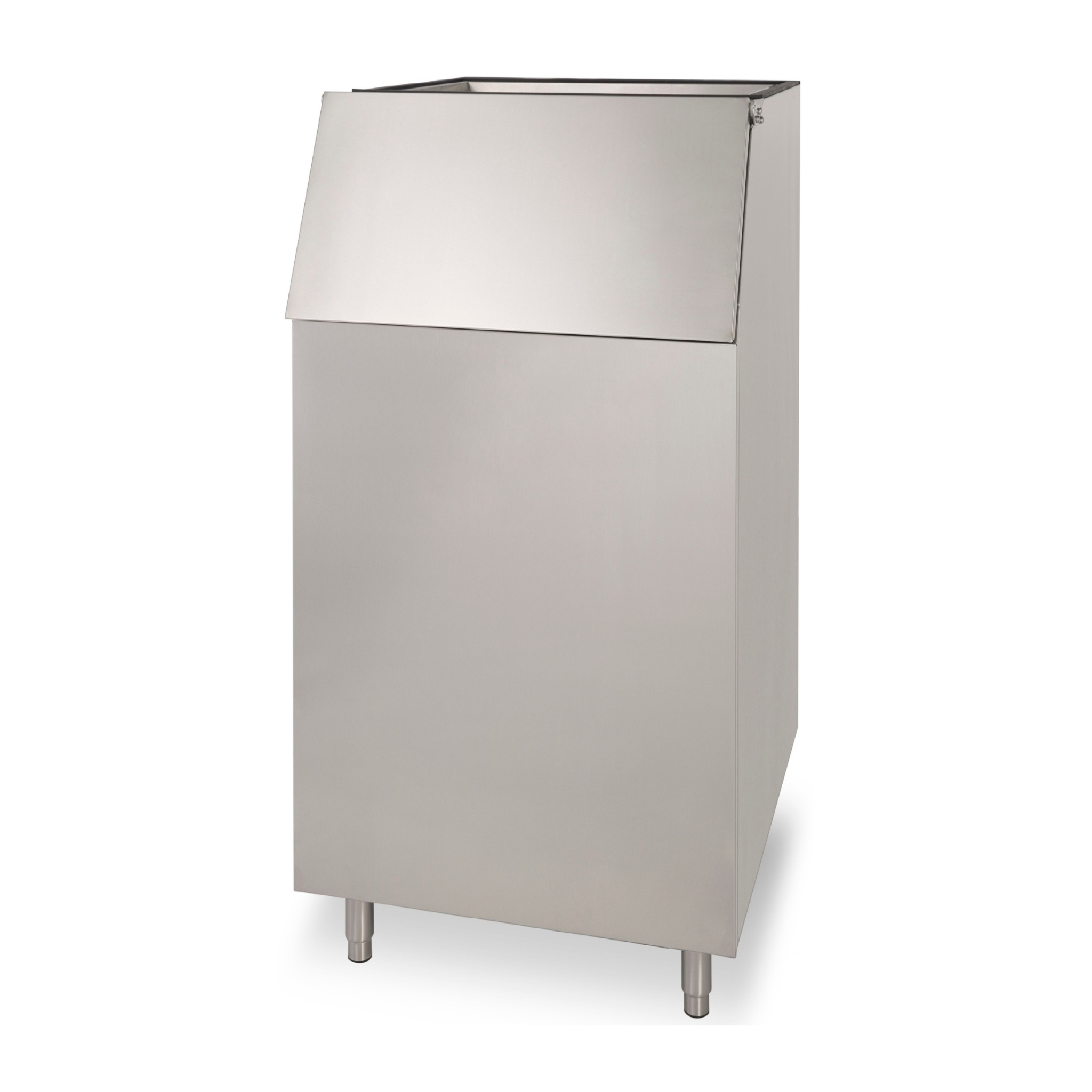 noriota nib310 stainless steel  ice storage bin angle right