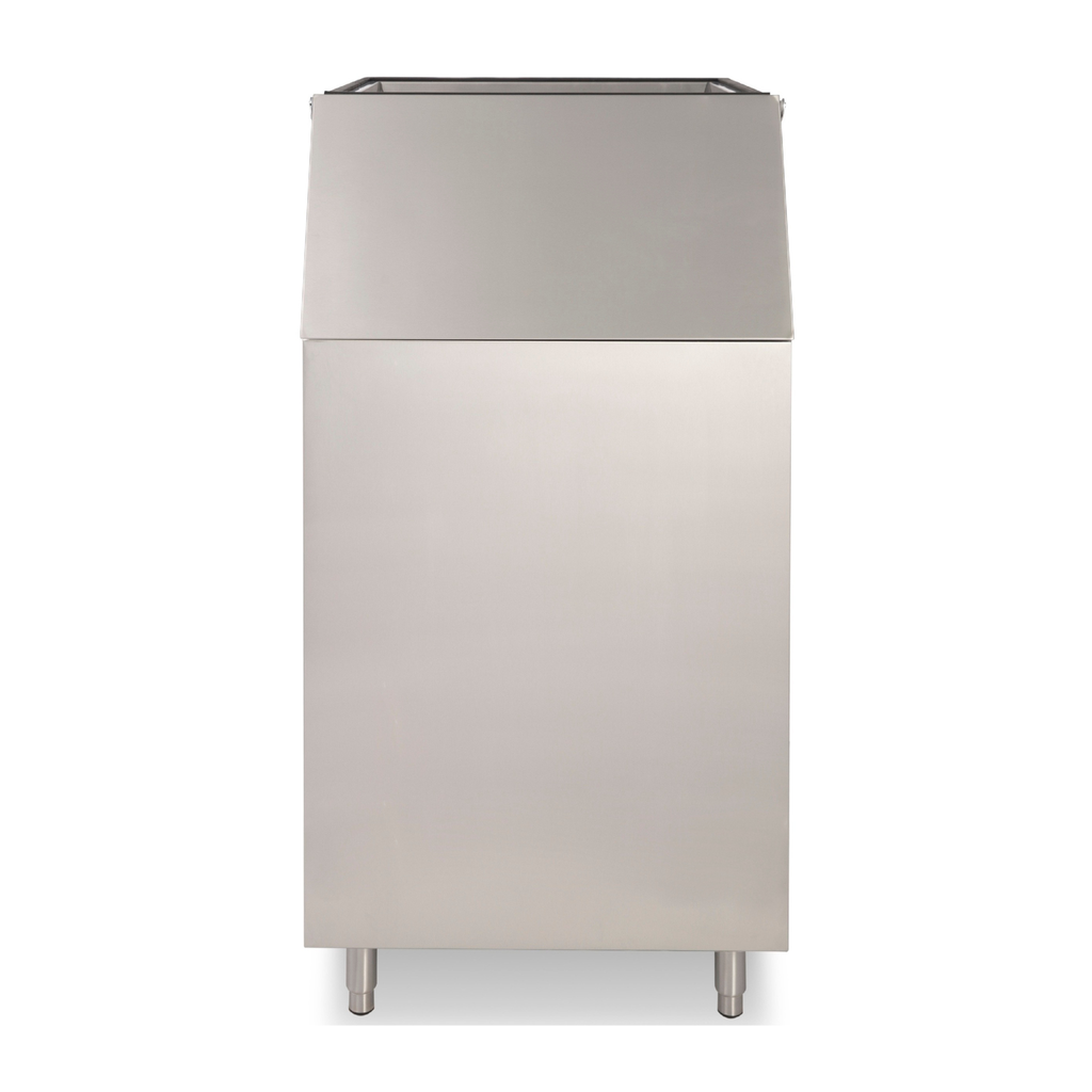 noriota nib310 stainless steel  ice storage bin front view