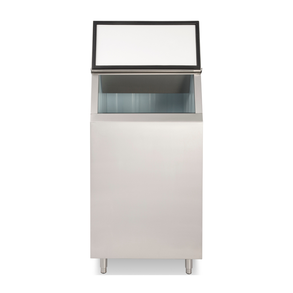 noriota nib310 stainless steel  ice storage bin door open